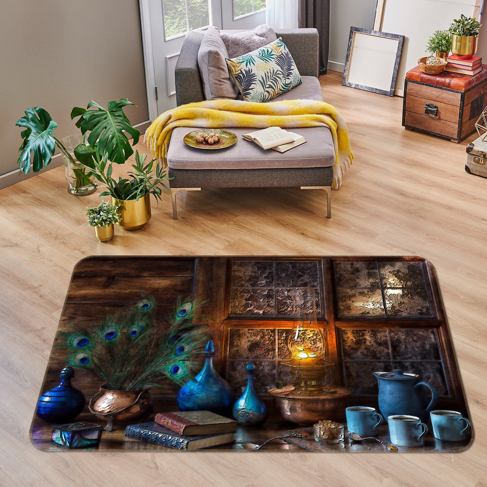 3D Bottles 36109 Non Slip Rug Mat