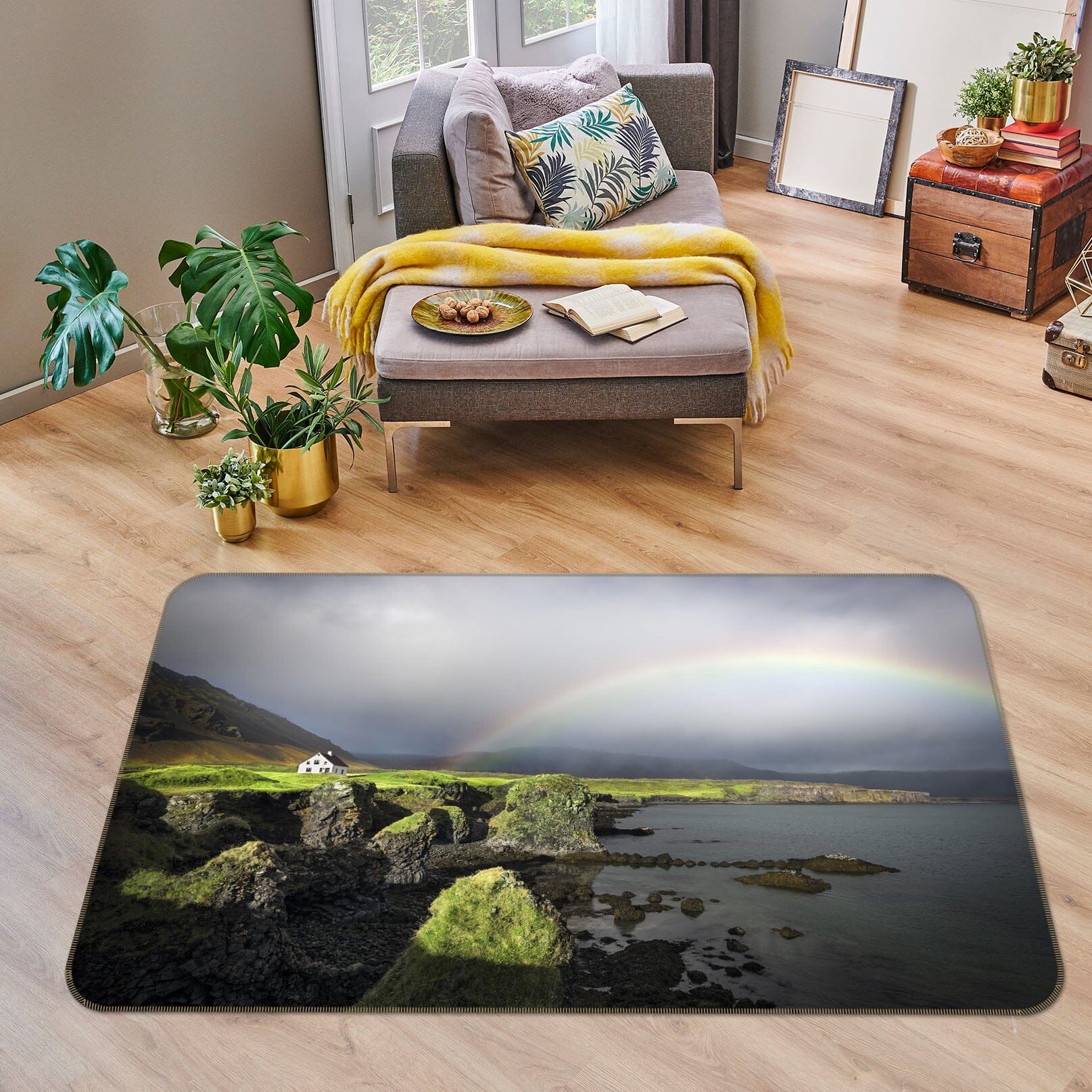 3D White House 1117 Marco Carmassi Rug Non Slip Rug Mat Mat AJ Creativity Home