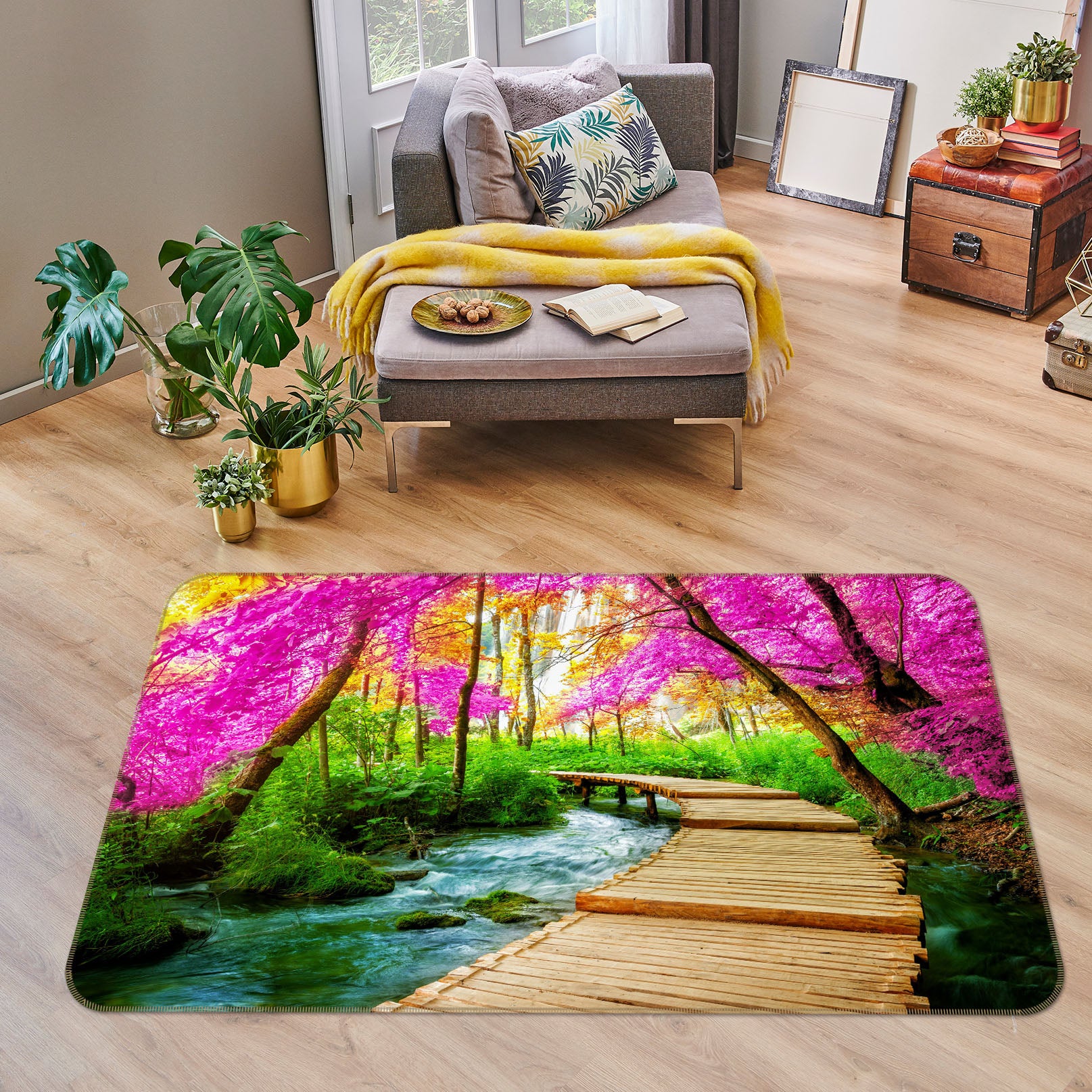 3D Corridor 29172 Non Slip Rug Mat