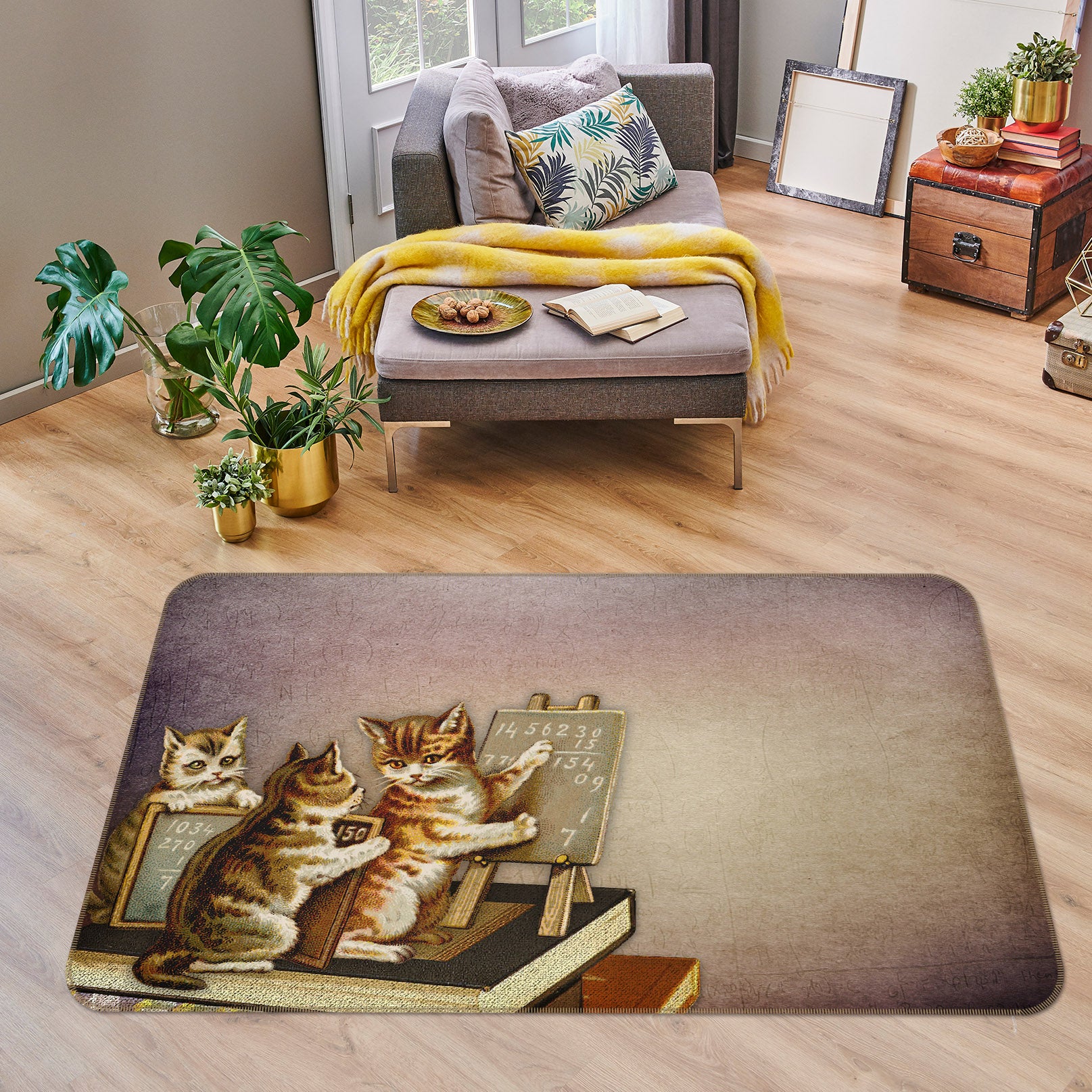 3D Cat 36203 Non Slip Rug Mat