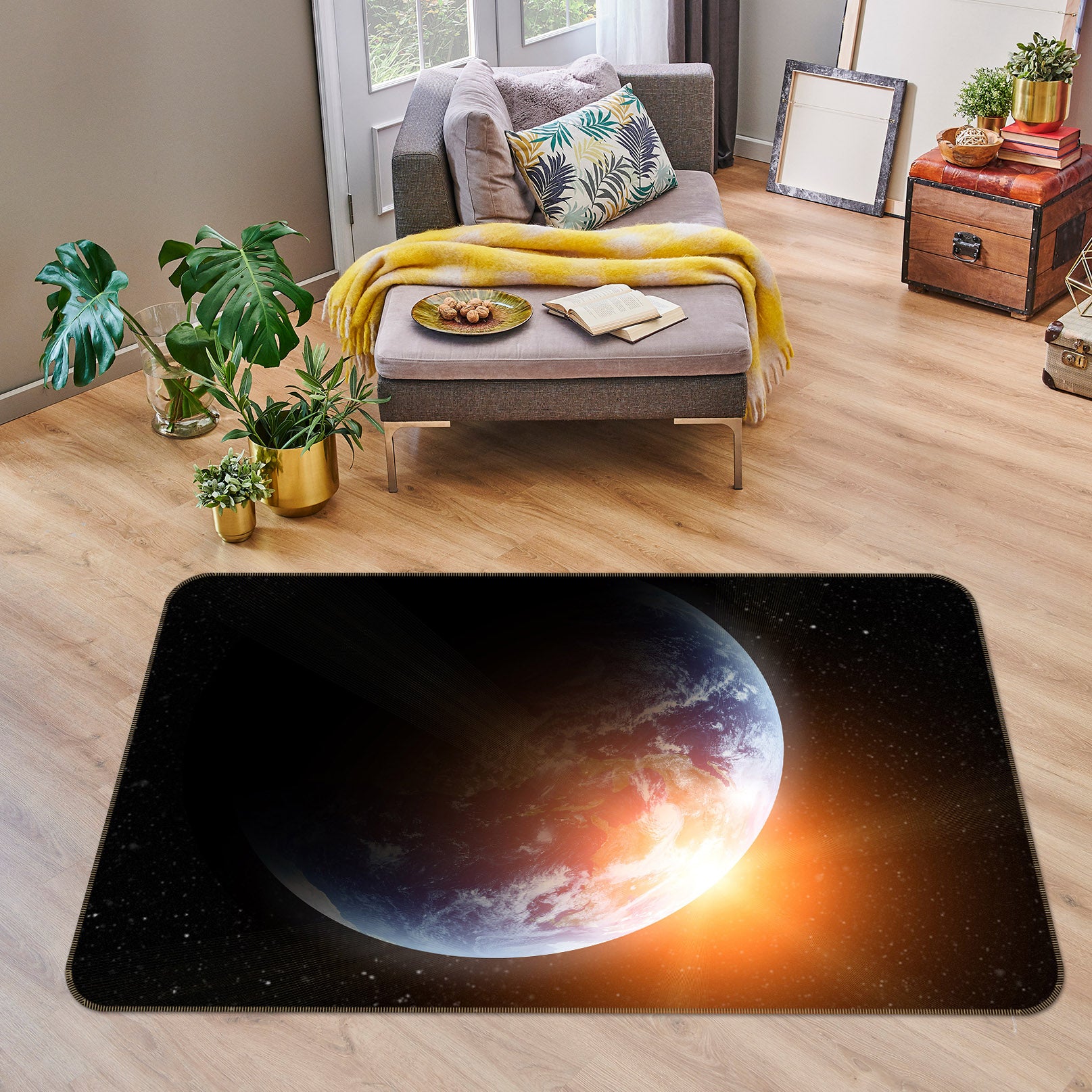 3D Earth 31149 Non Slip Rug Mat