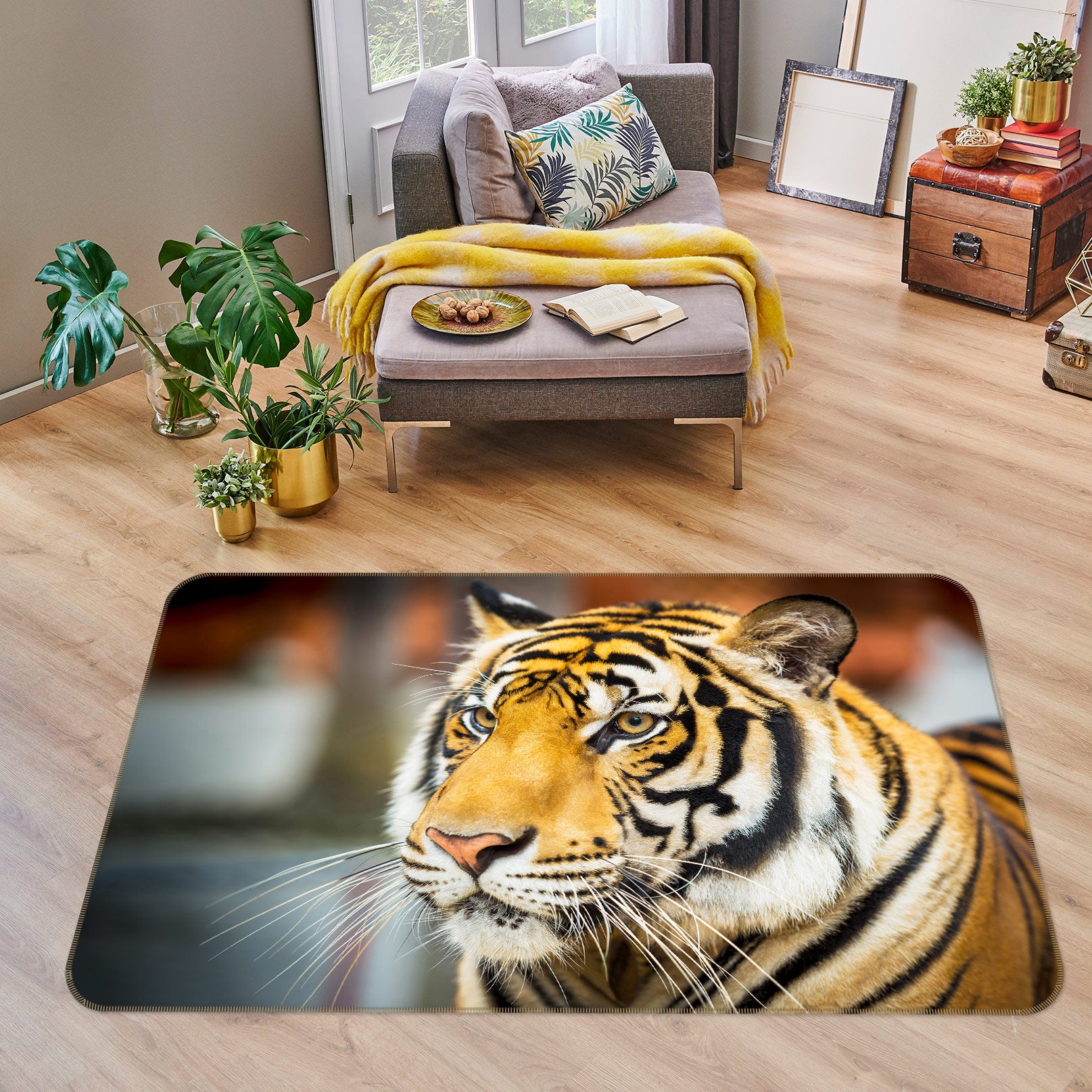 3D Tiger 30023 Non Slip Rug Mat