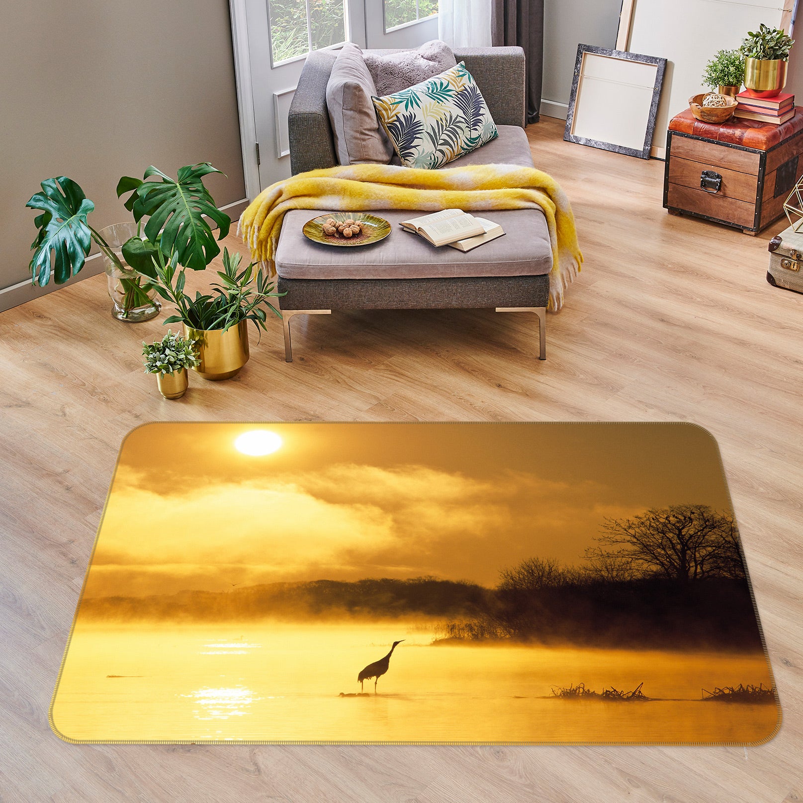 3D Lake Surface 75157 Non Slip Rug Mat