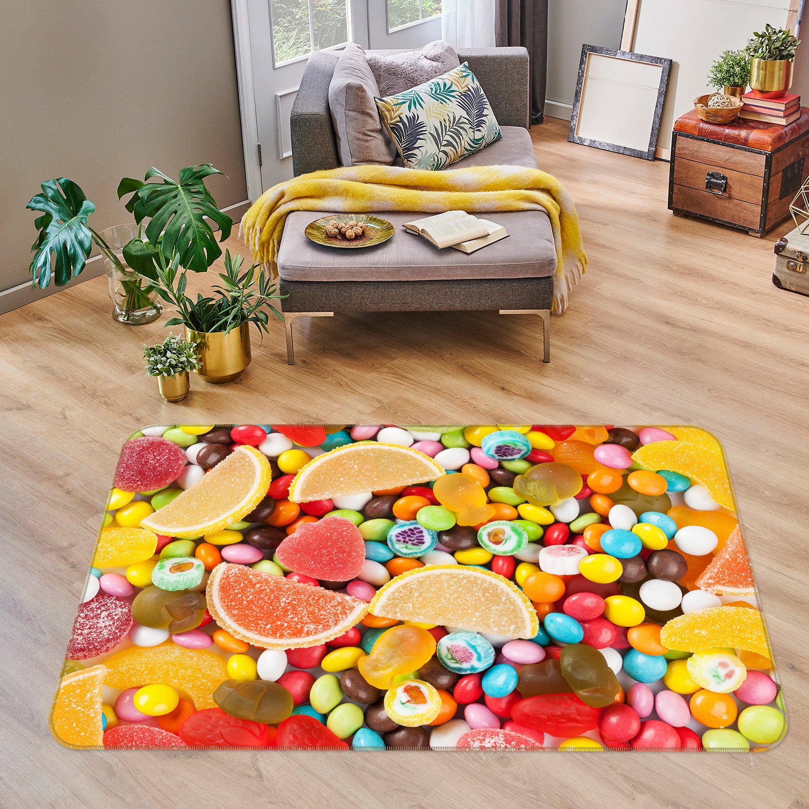 3D Candy 76231 Non Slip Rug Mat