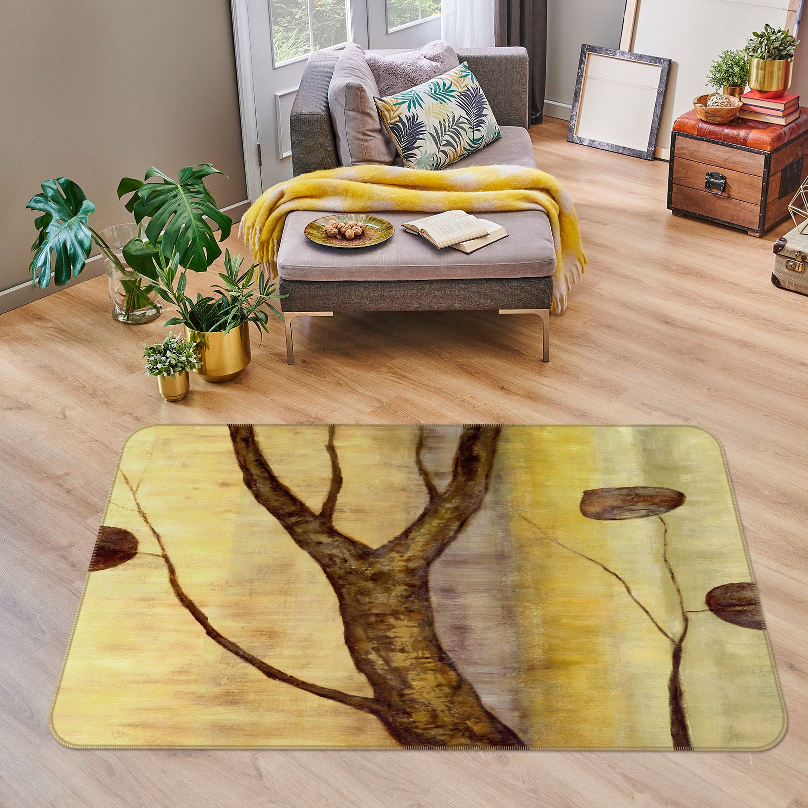 3D Trunk 32073 Non Slip Rug Mat