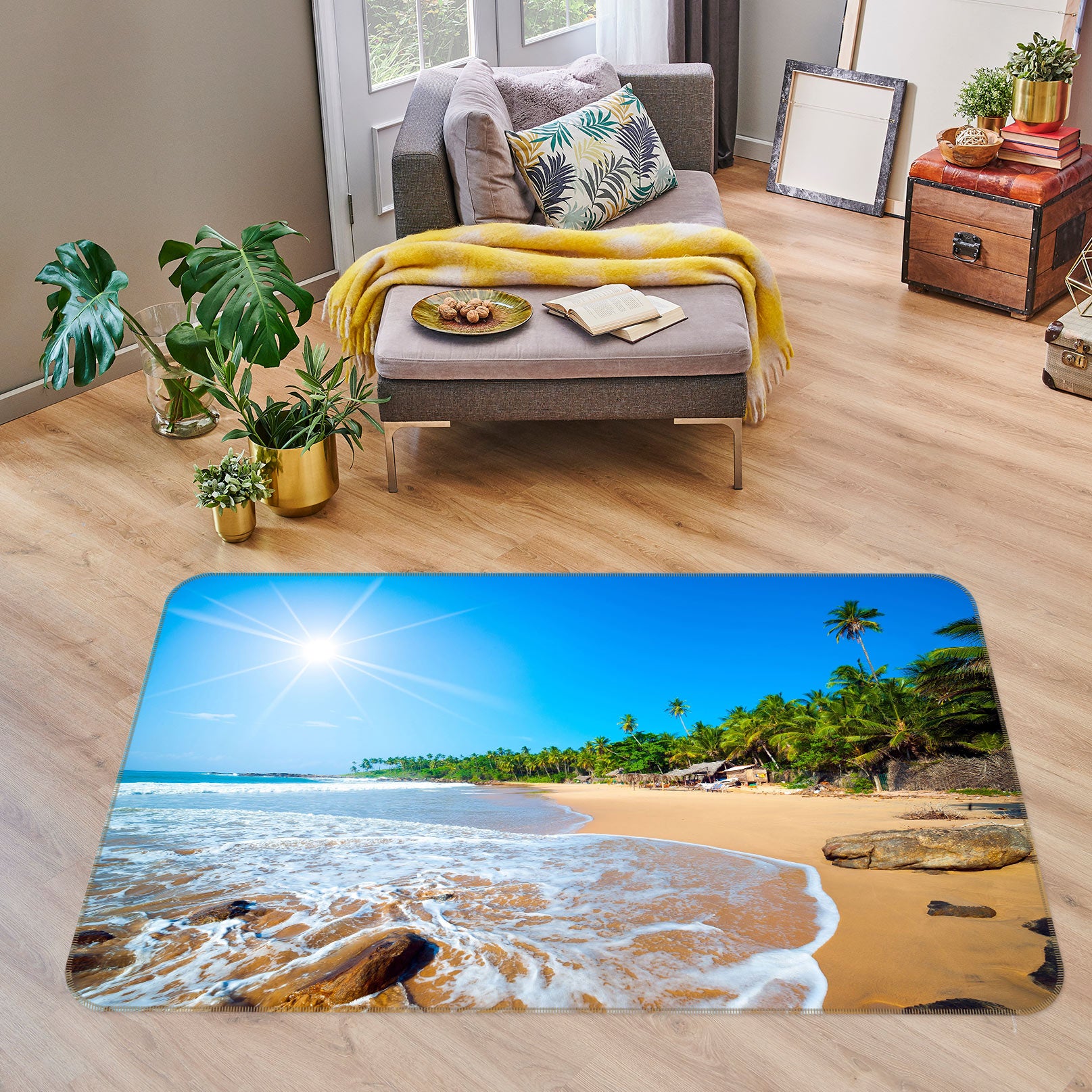 3D Seaside 77225 Non Slip Rug Mat