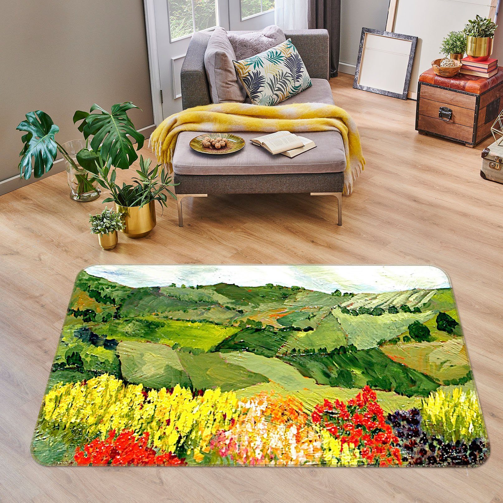3D Beauty On The Edge 1025 Allan P. Friedlander Rug Non Slip Rug Mat Mat AJ Creativity Home