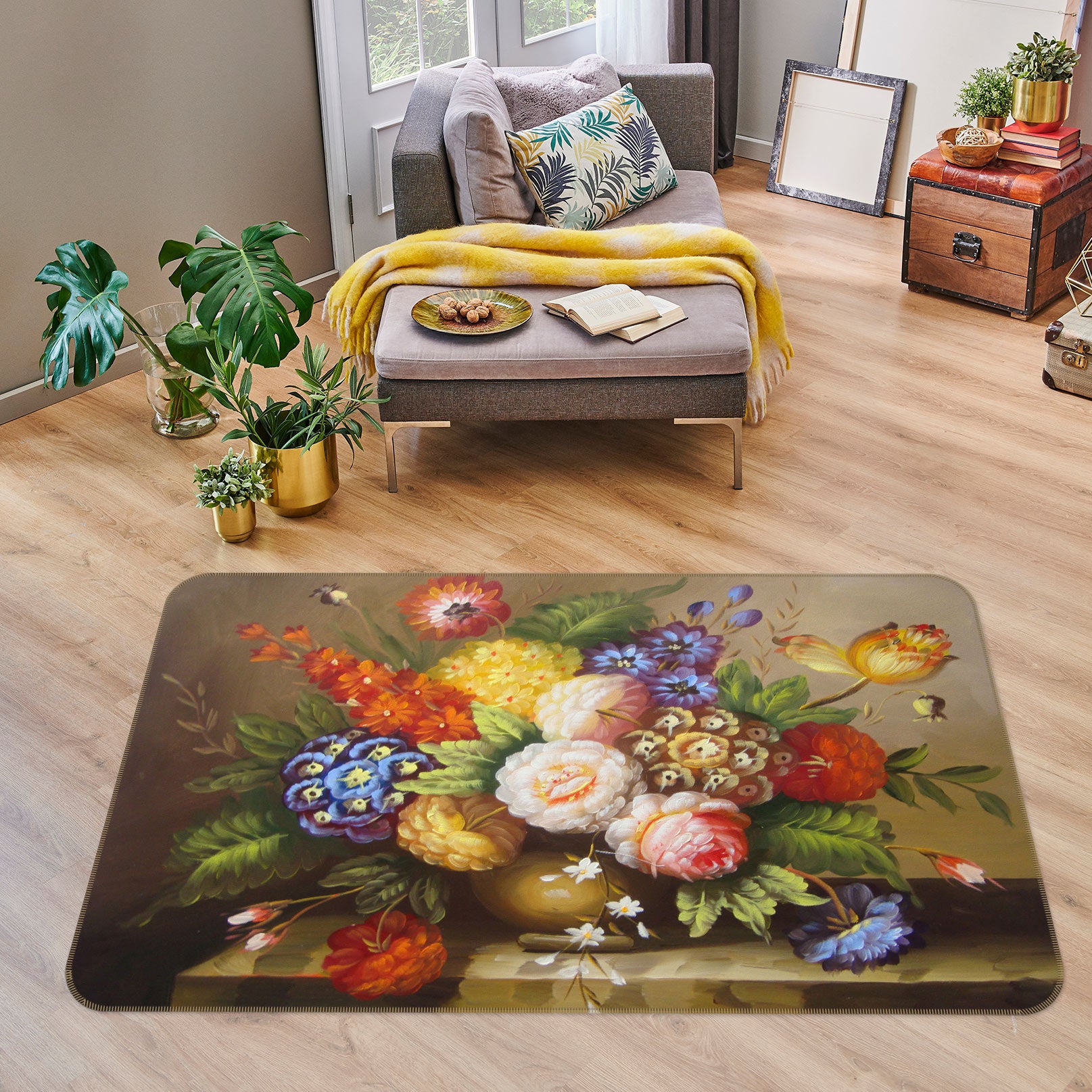3D Vase 75298 Non Slip Rug Mat