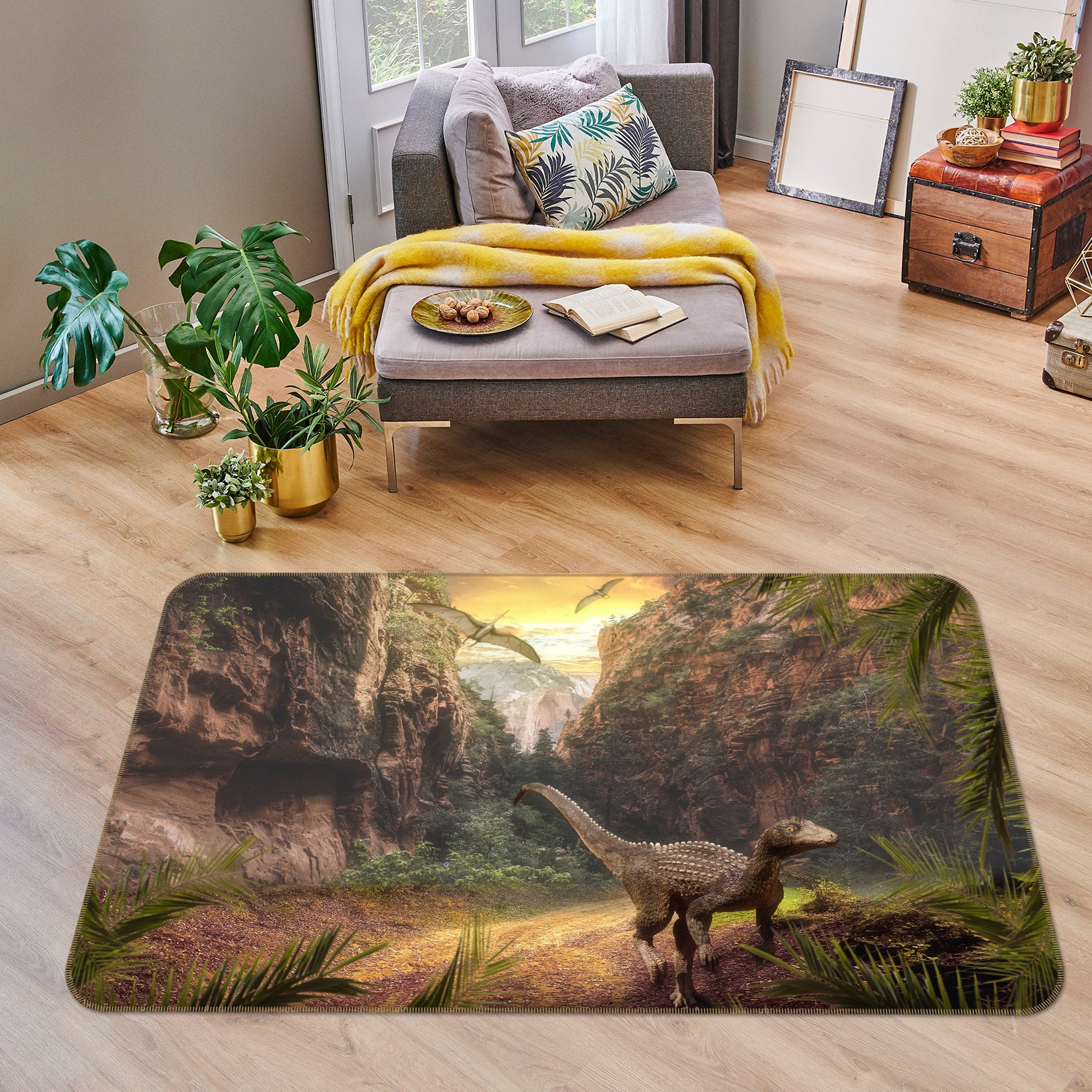 3D Dinosaur 68202 Animal Non Slip Rug Mat