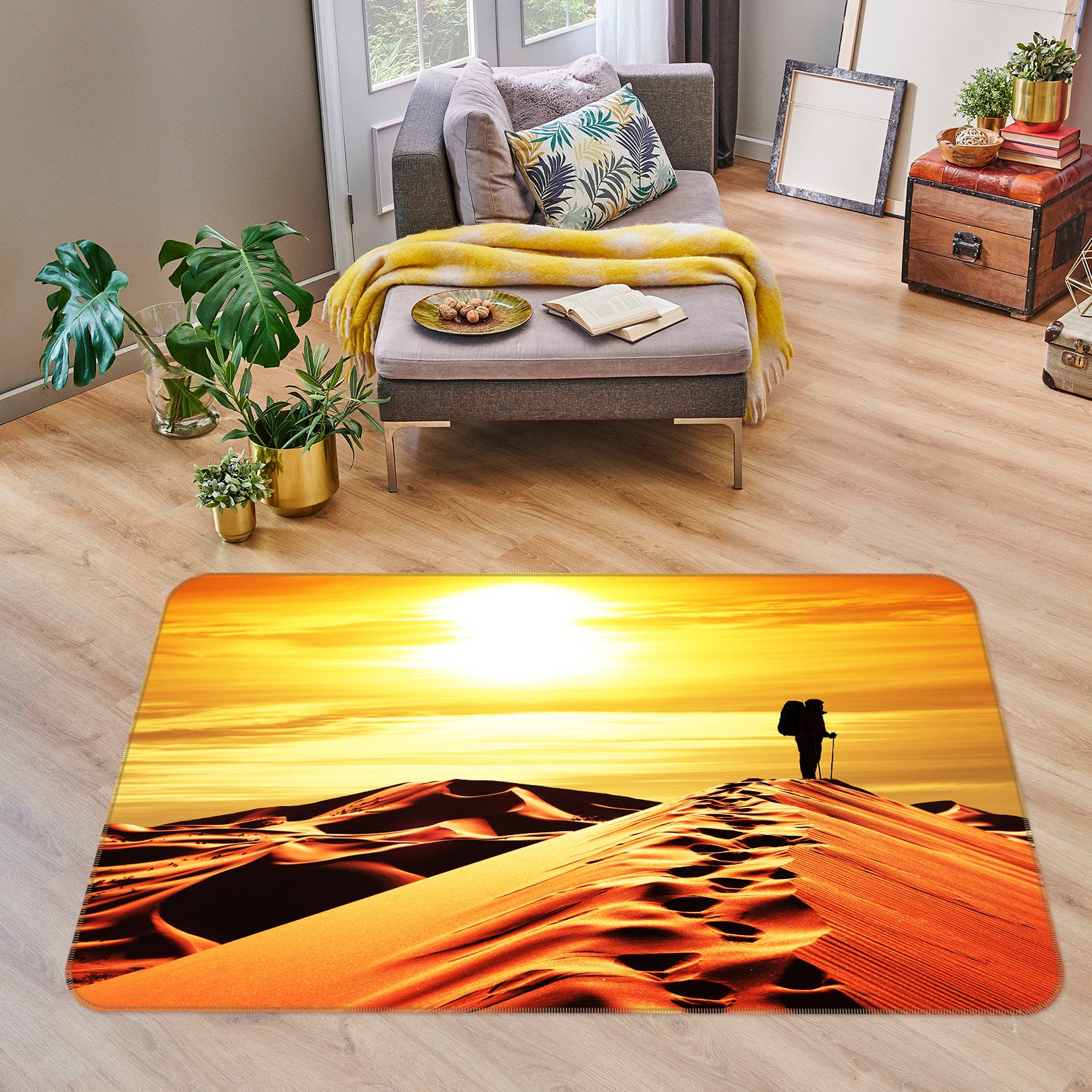 3D Desert 75143 Non Slip Rug Mat