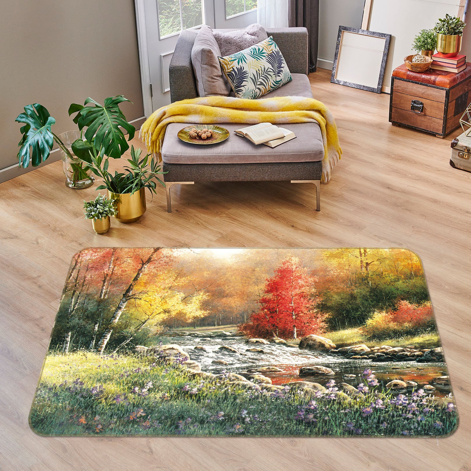 3D Jungle 32056 Non Slip Rug Mat