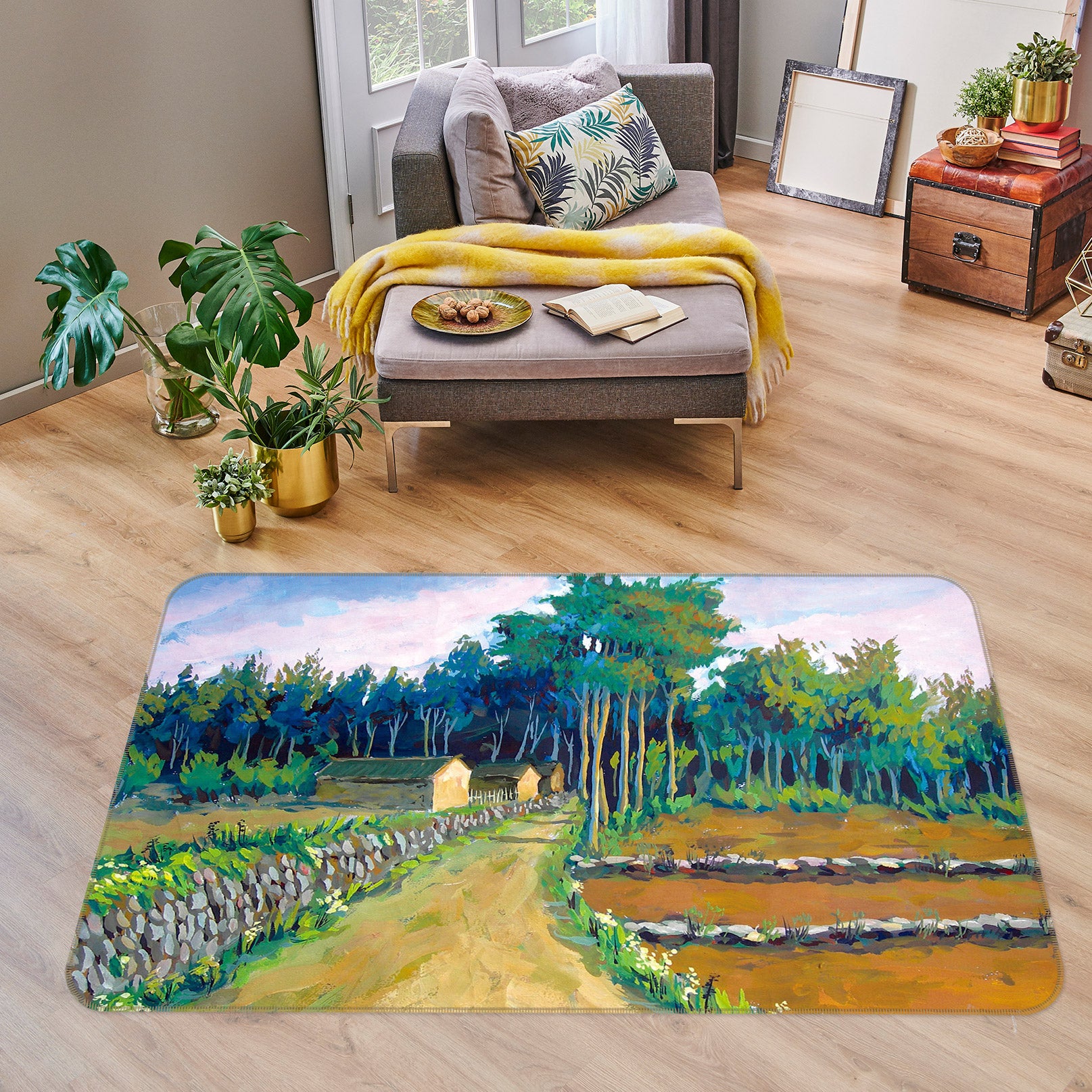 3D Field 75170 Non Slip Rug Mat