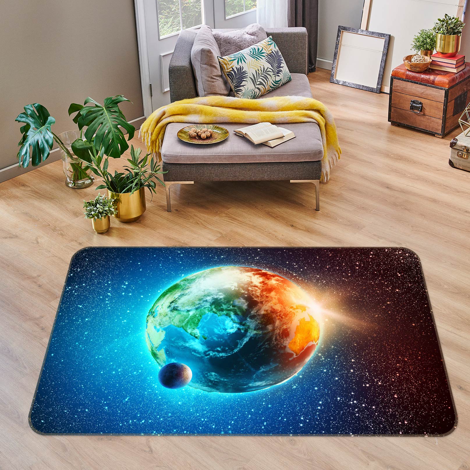 3D Planet 75160 Non Slip Rug Mat