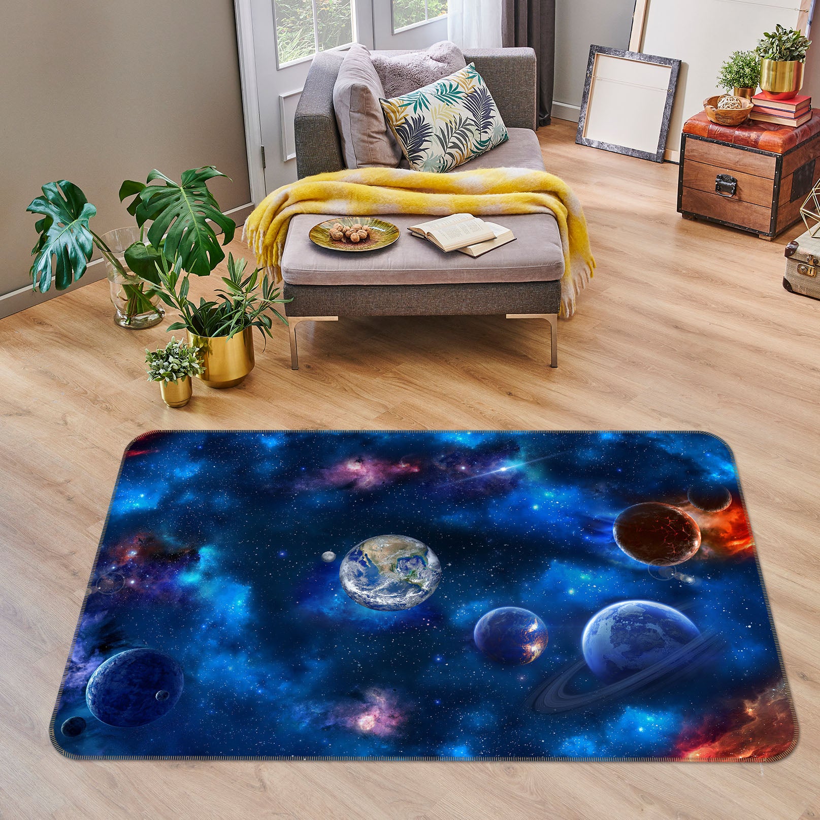 3D Planet 36084 Non Slip Rug Mat