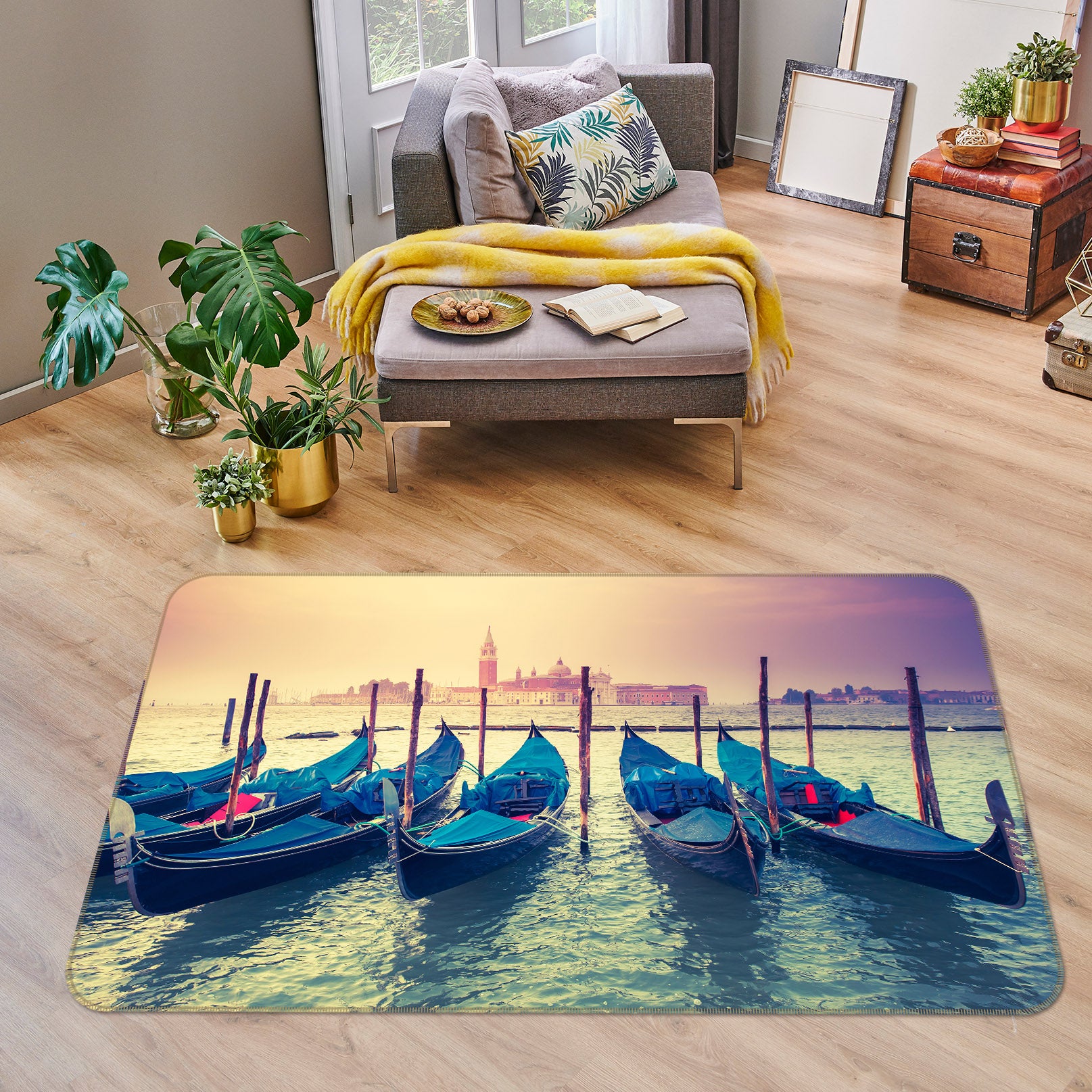 3D Boat 35029 Non Slip Rug Mat