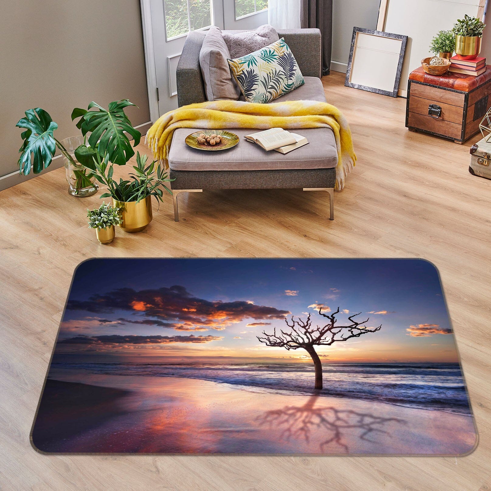 3D Sea Tree 1167 Marco Carmassi Rug Non Slip Rug Mat Mat AJ Creativity Home
