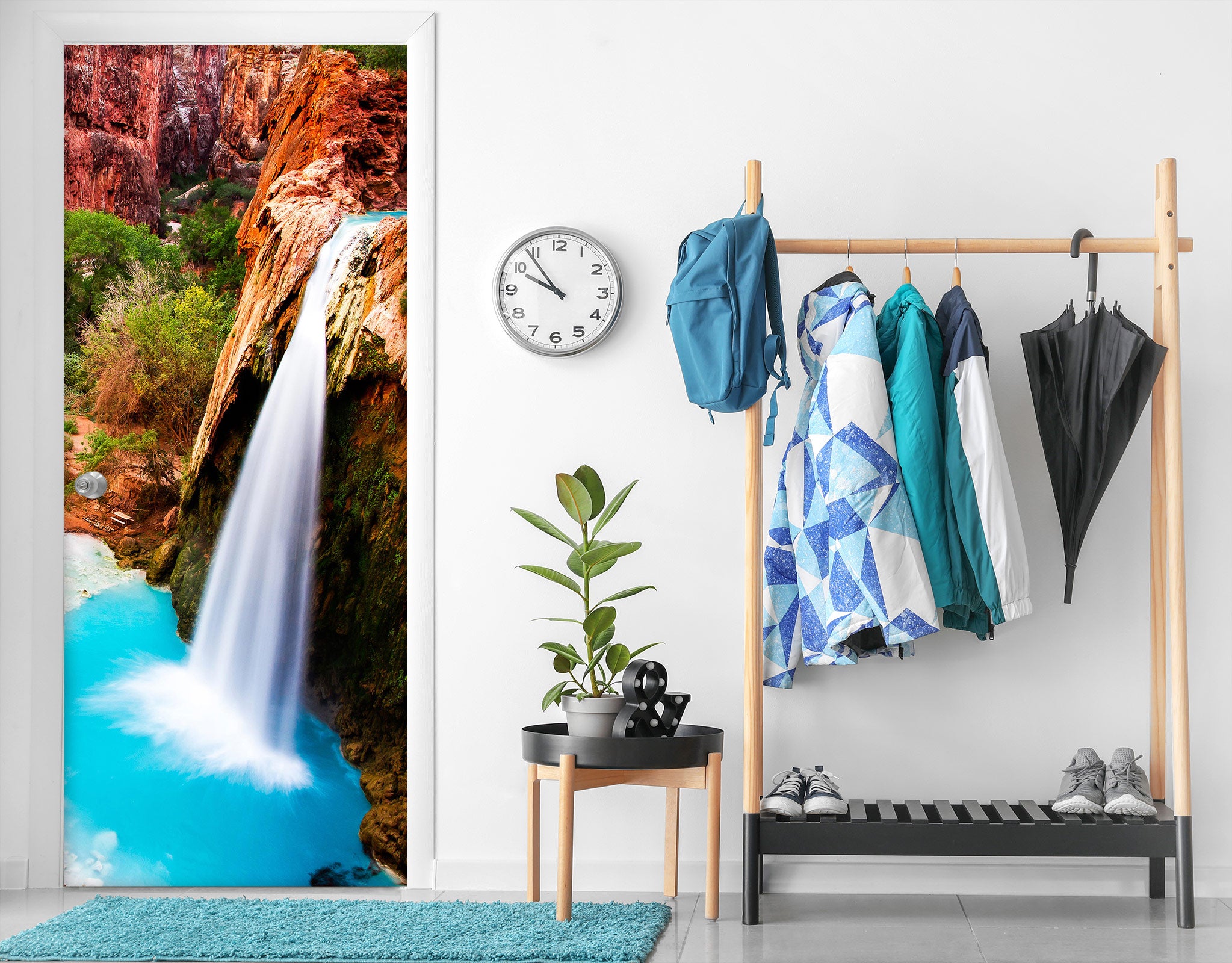3D Waterfall 23113 Door Mural