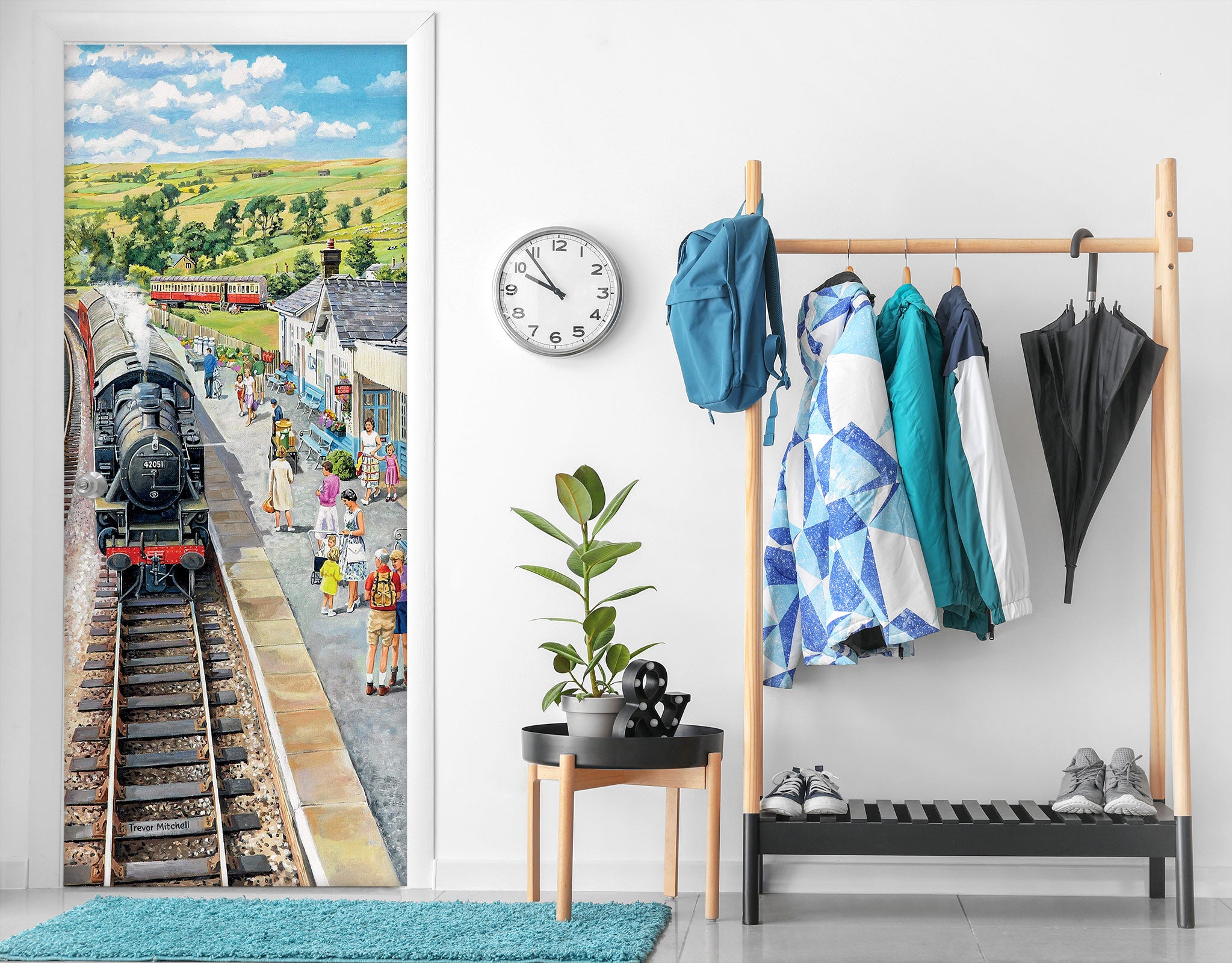 3D Train 103193 Trevor Mitchell Door Mural
