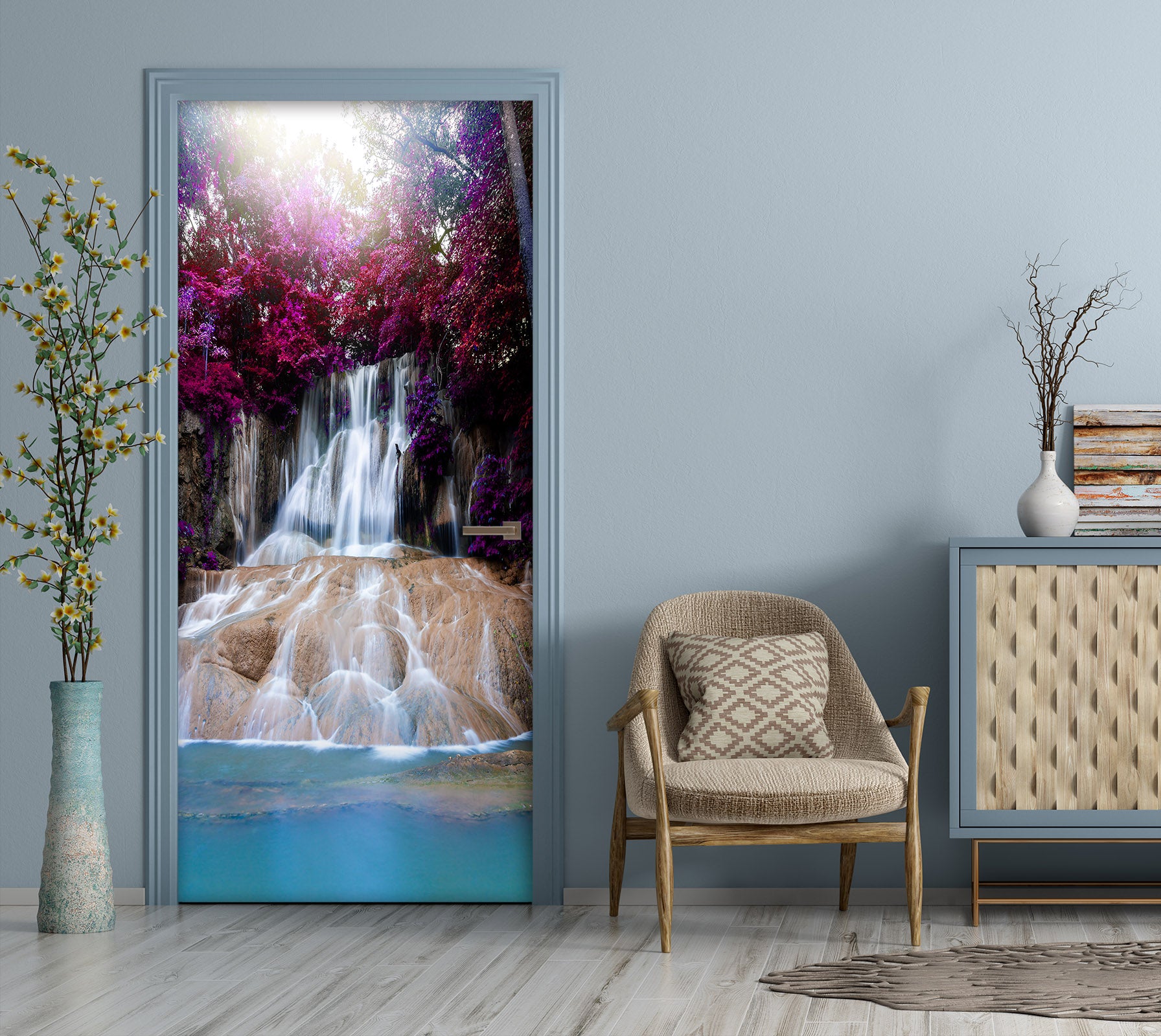 3D Waterfall 25106 Door Mural