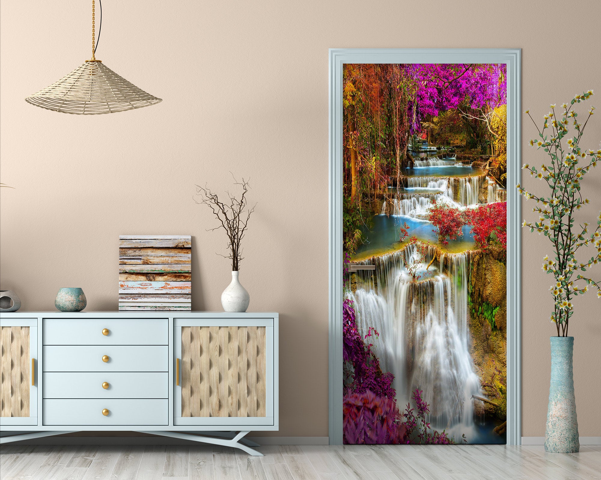 3D Waterfall 24116 Door Mural