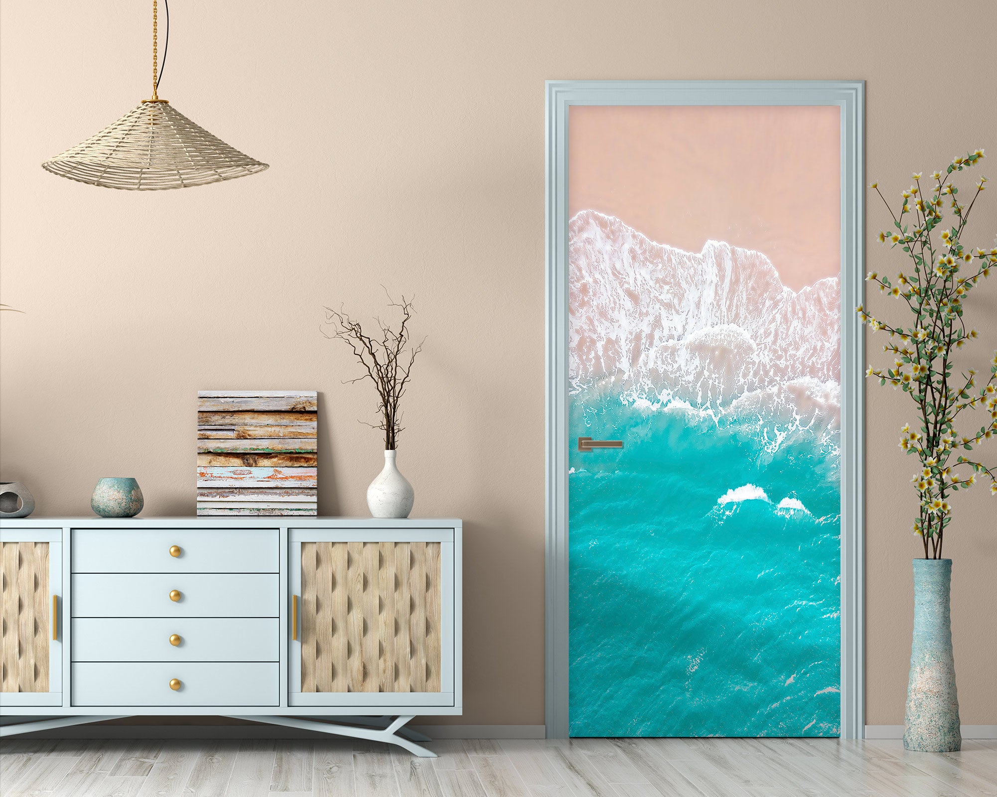3D Beach 25036 Door Mural
