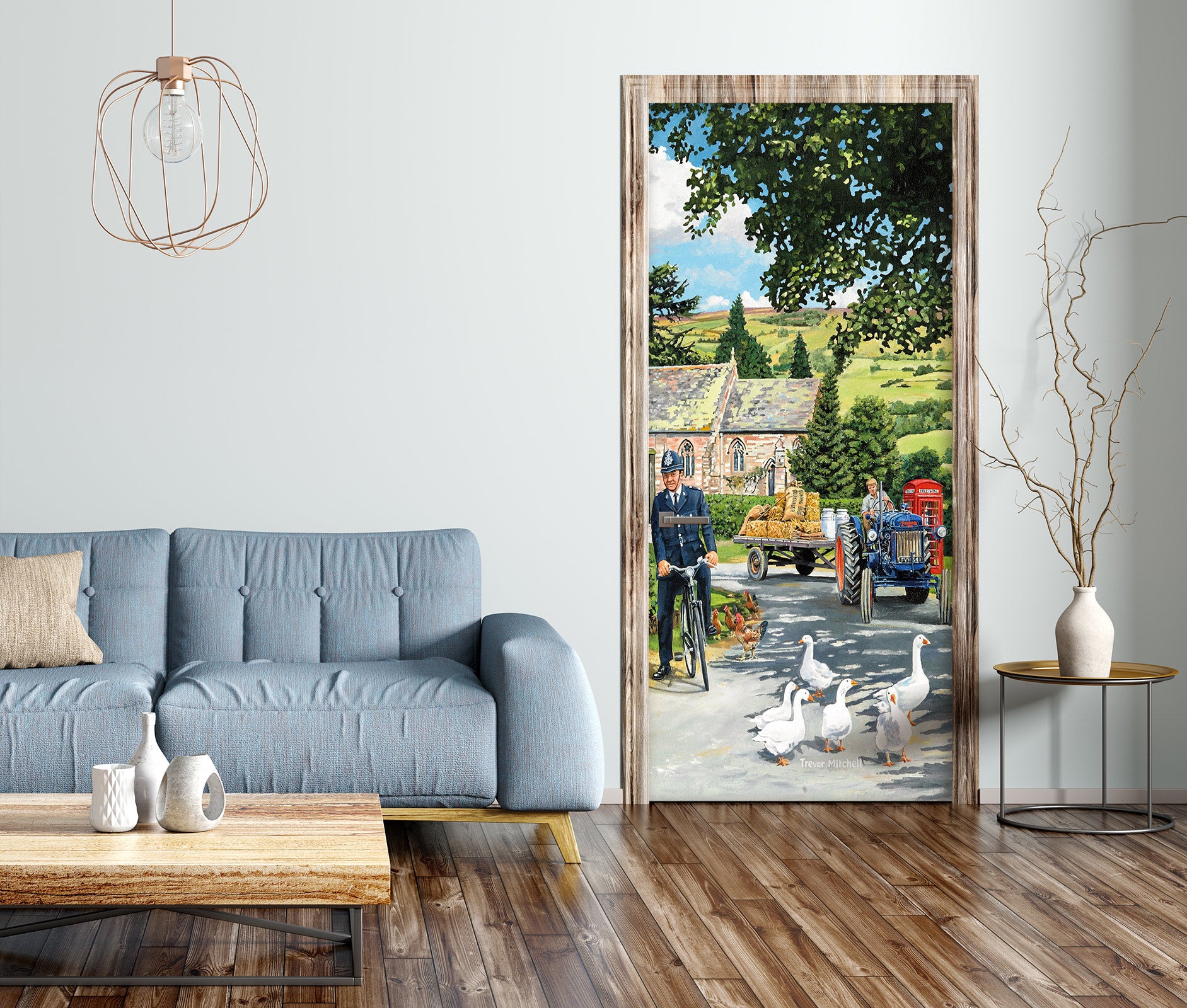 3D Field Cart Goose 103166 Trevor Mitchell Door Mural