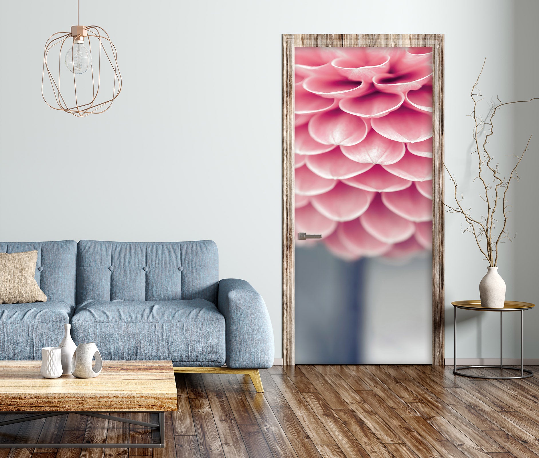 3D Petal Art 5055 Assaf Frank Door Mural