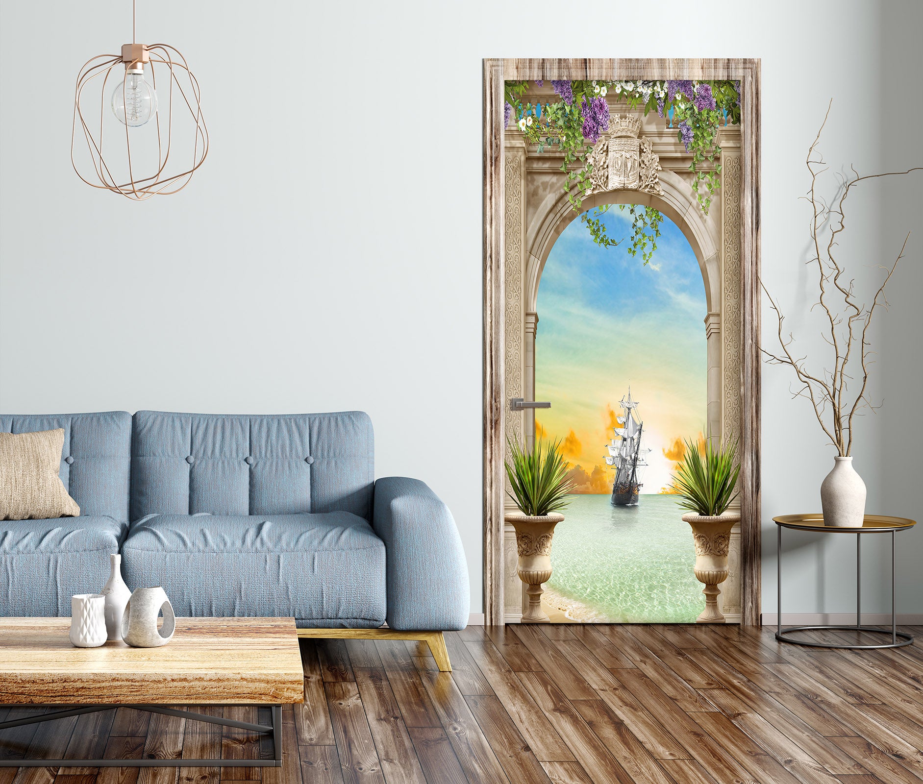 3D Sky 22076 Door Mural