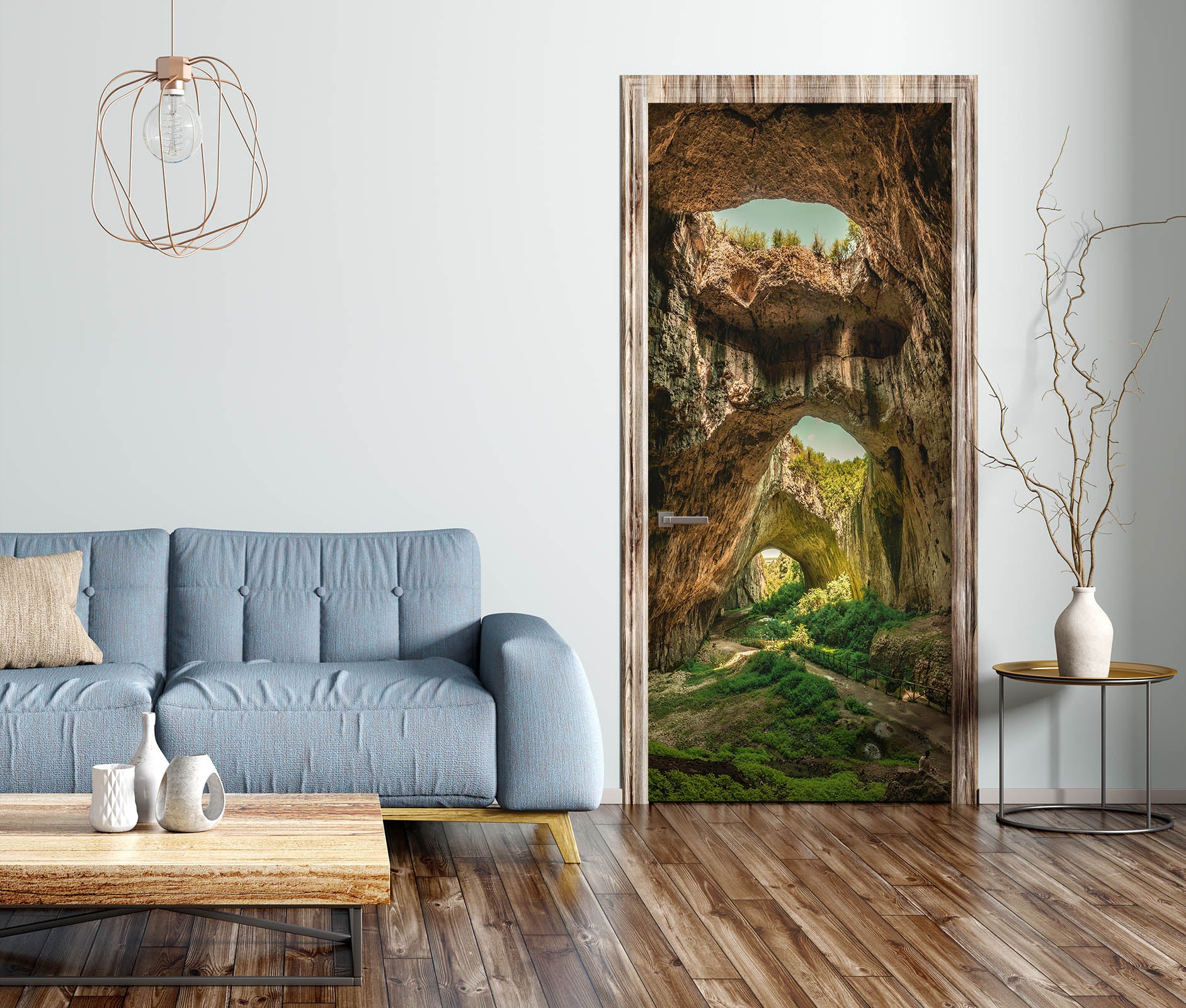 3D Grotto 25114 Door Mural