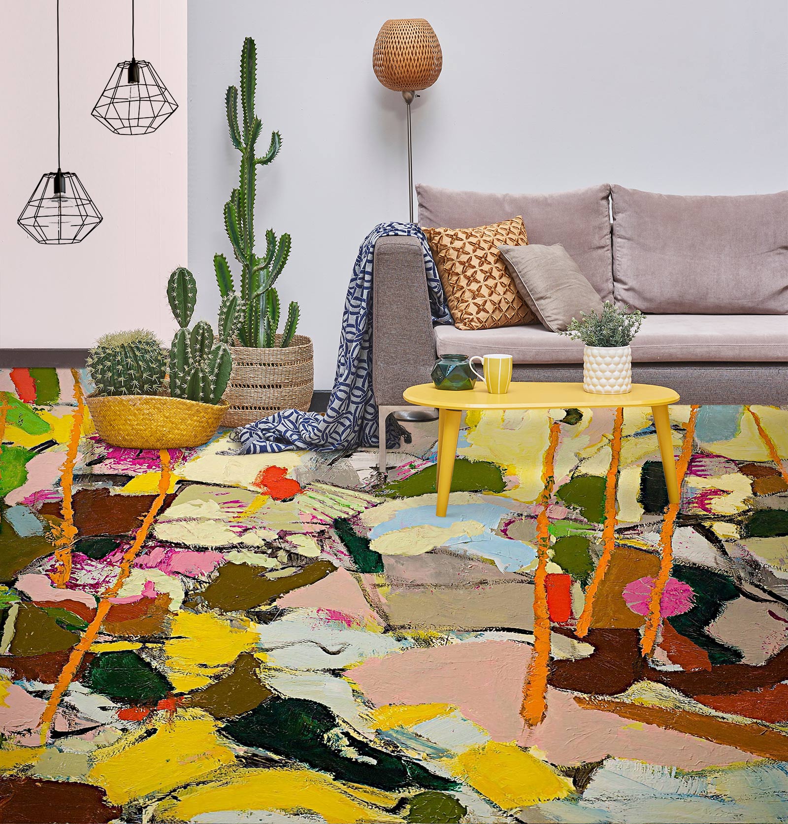3D Colorful Pattern 9552 Allan P. Friedlander Floor Mural