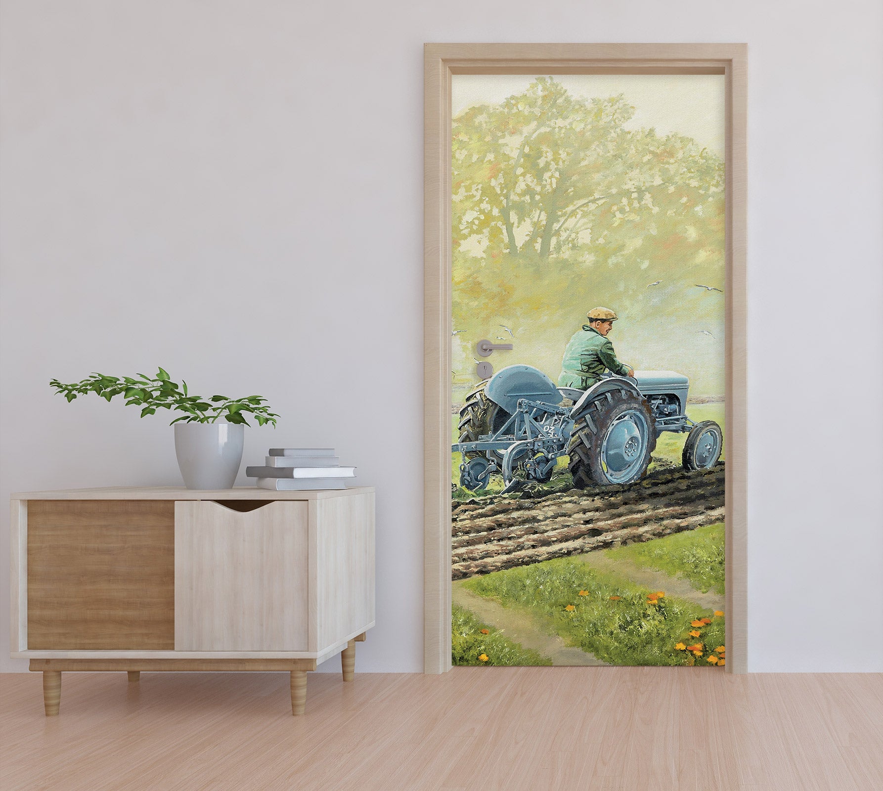 3D Arable Land 10355 Trevor Mitchell Door Mural
