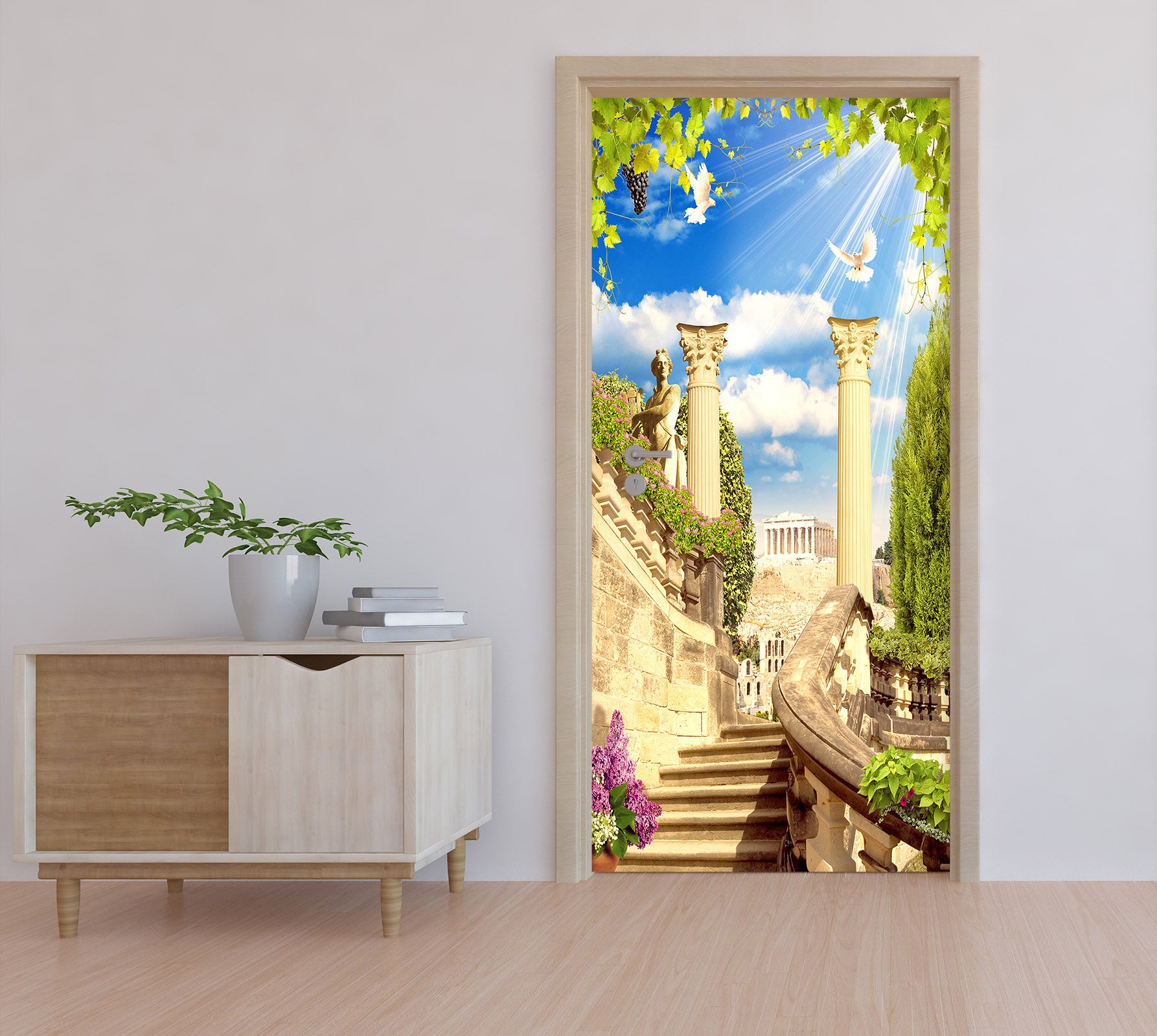 3D Stairs 22101 Door Mural