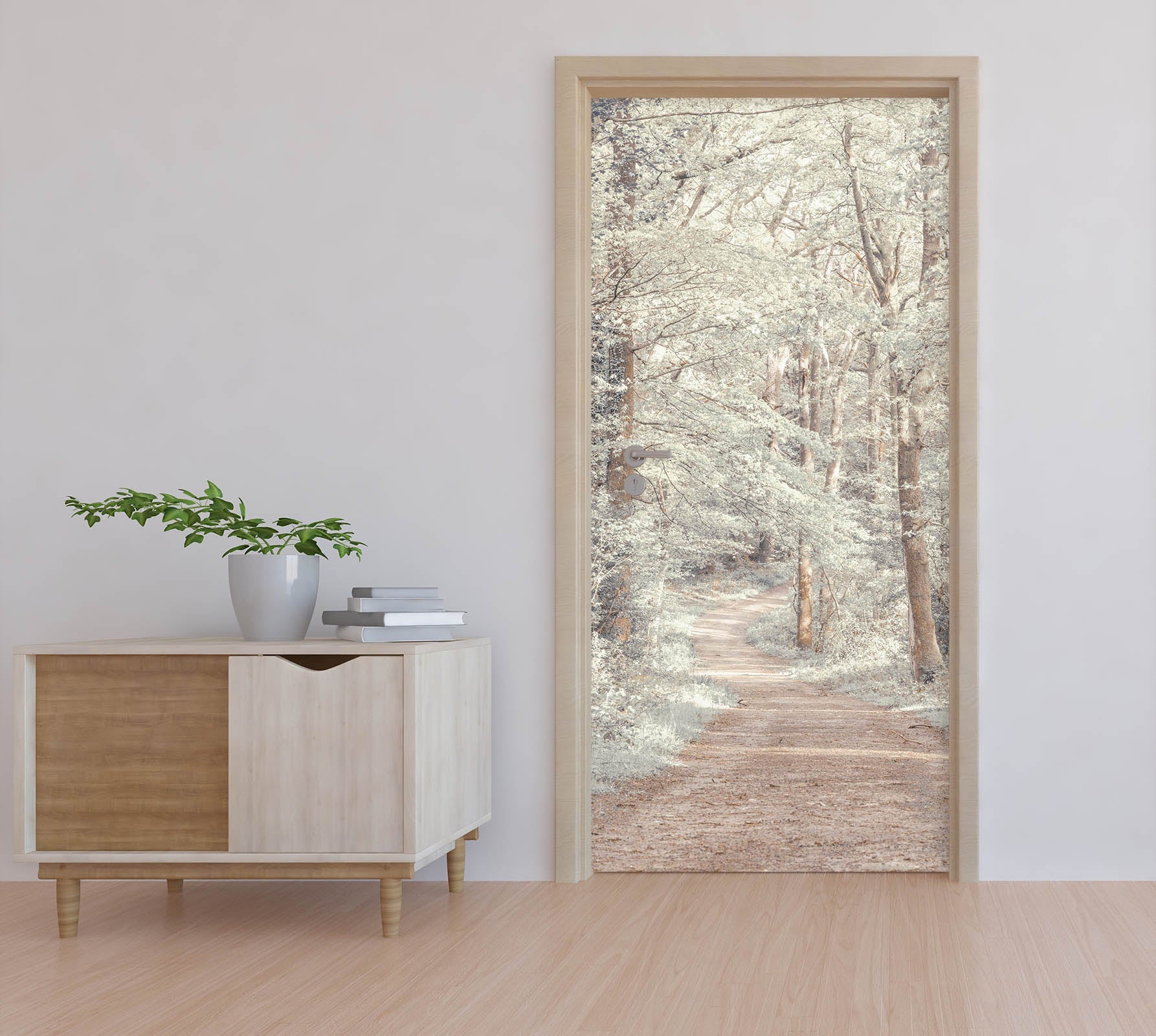 3D Tree Path 5180 Assaf Frank Door Mural