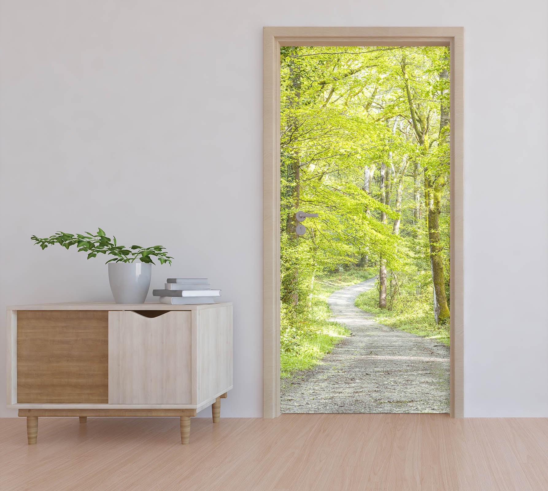 3D Spring Woods 5177 Assaf Frank Door Mural
