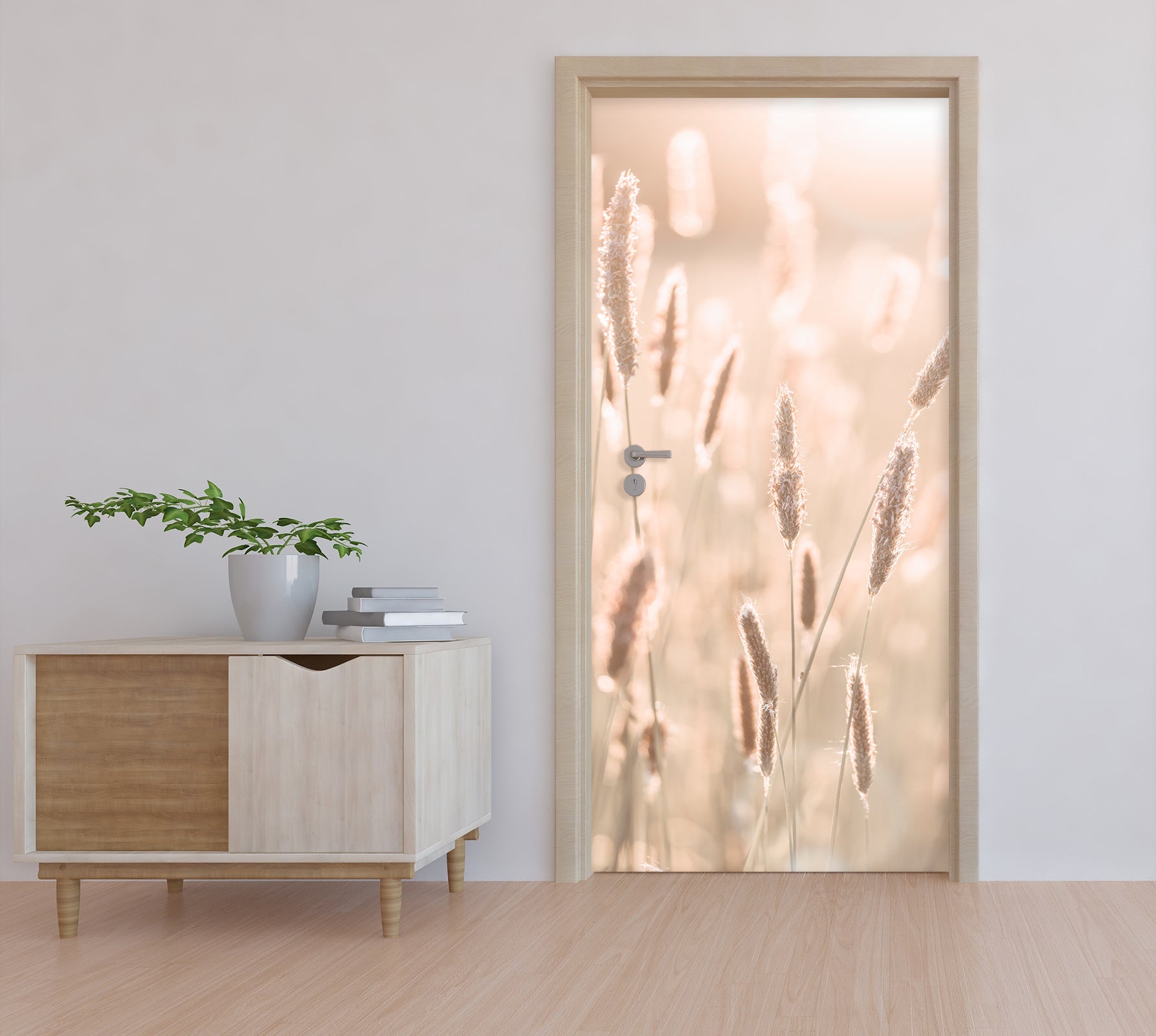 3D Autumn Grass 5077 Assaf Frank Door Mural