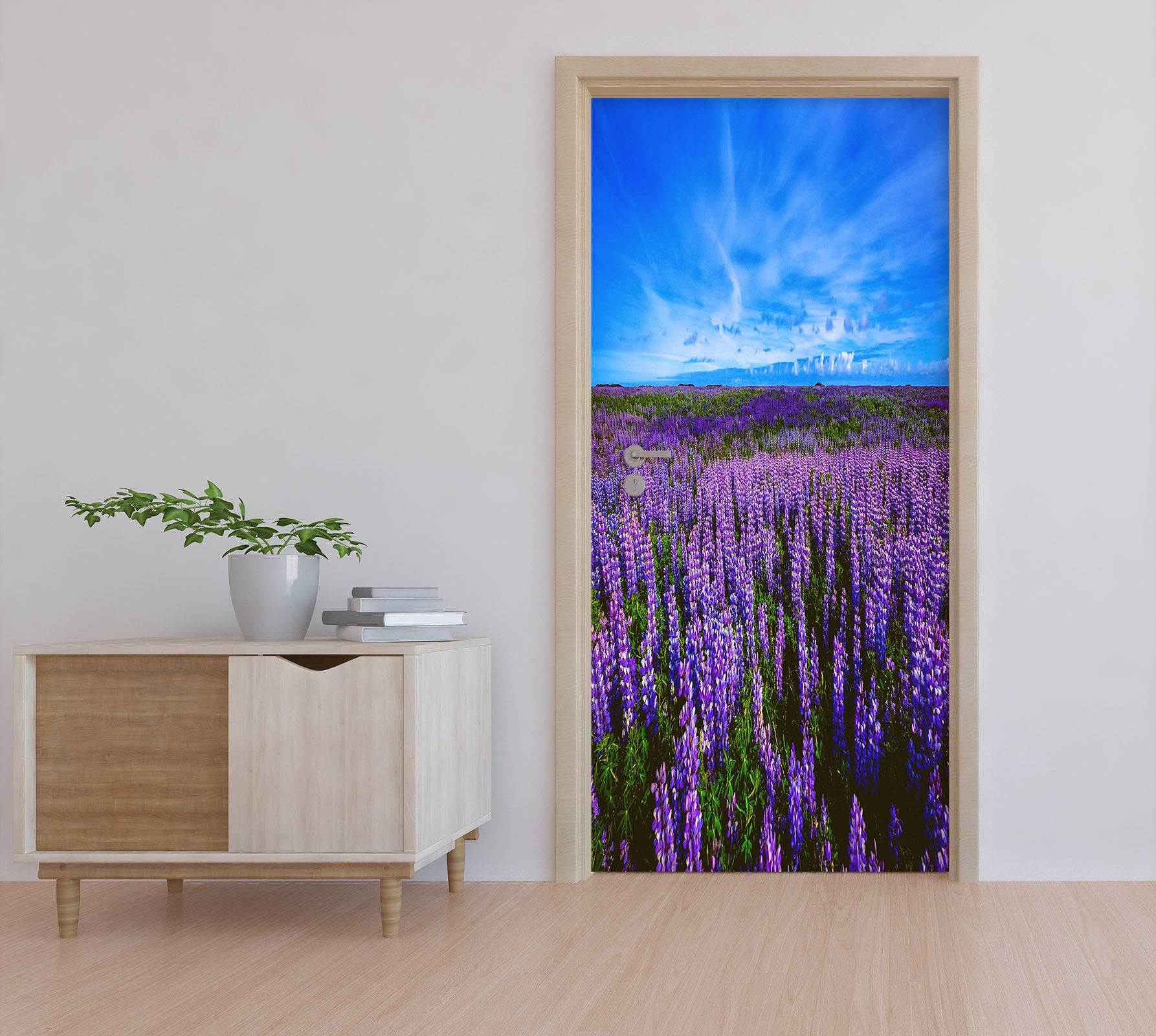 3D Lavender 22021 Door Mural