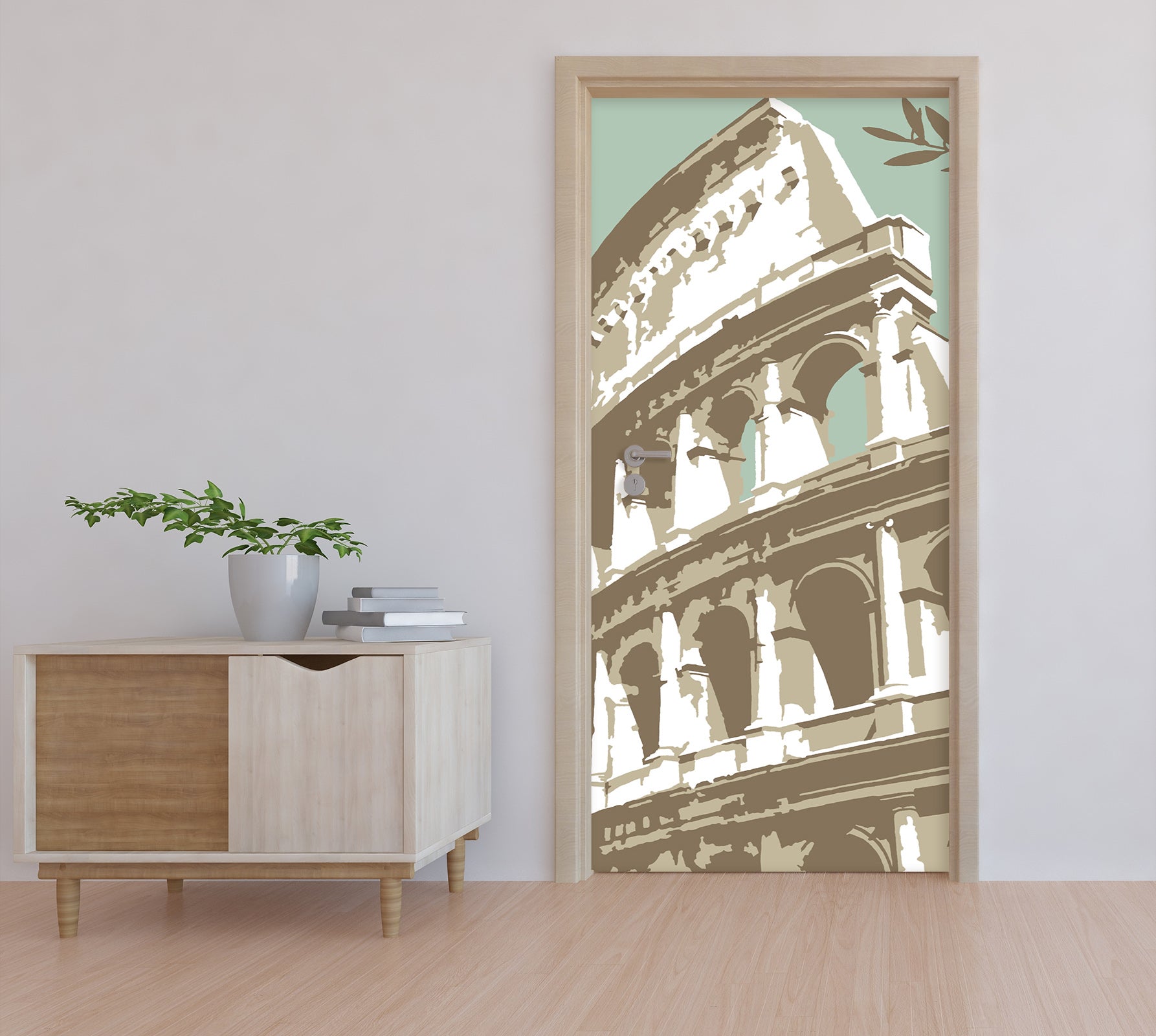 3D Heritage Building 9229 Steve Read Door Mural