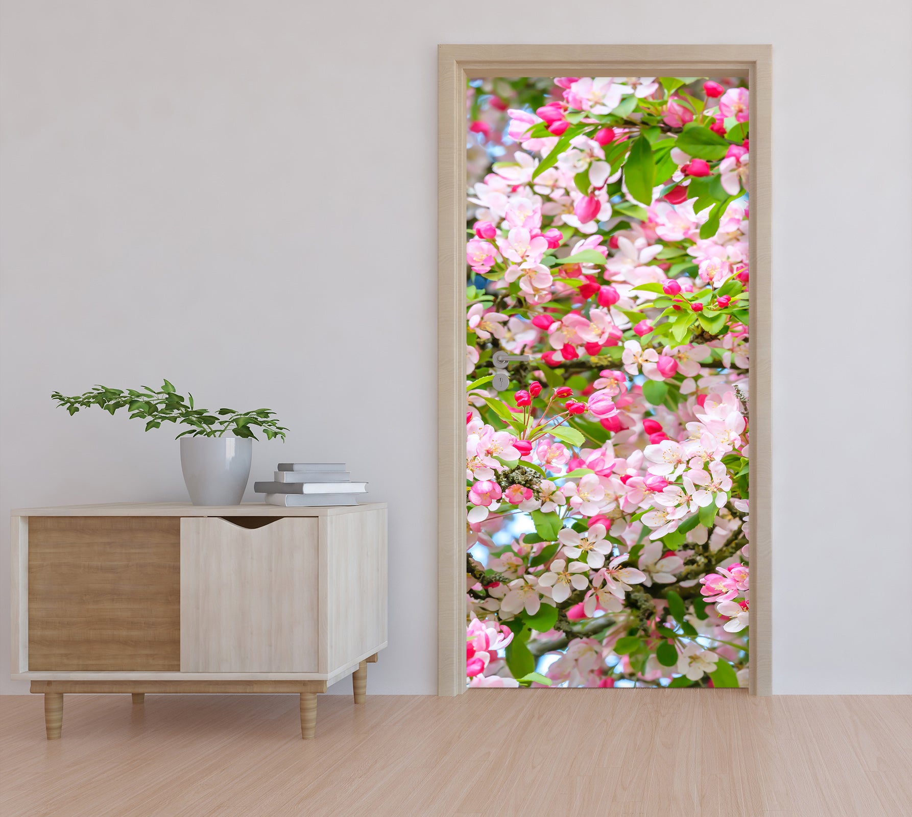 3D Peach Blossom 5148 Assaf Frank Door Mural