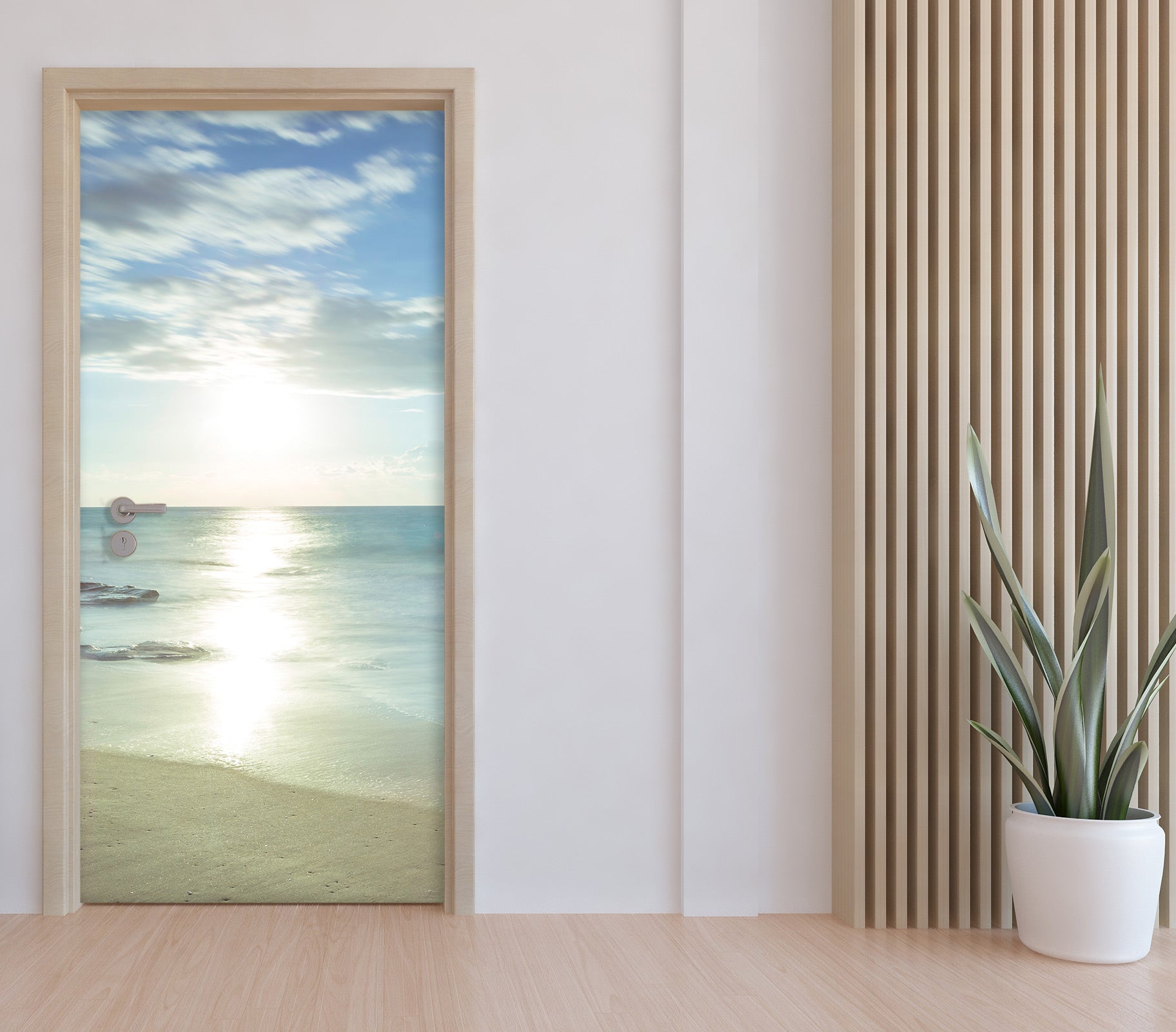 3D Sky Ocean 10731 Assaf Frank Door Mural