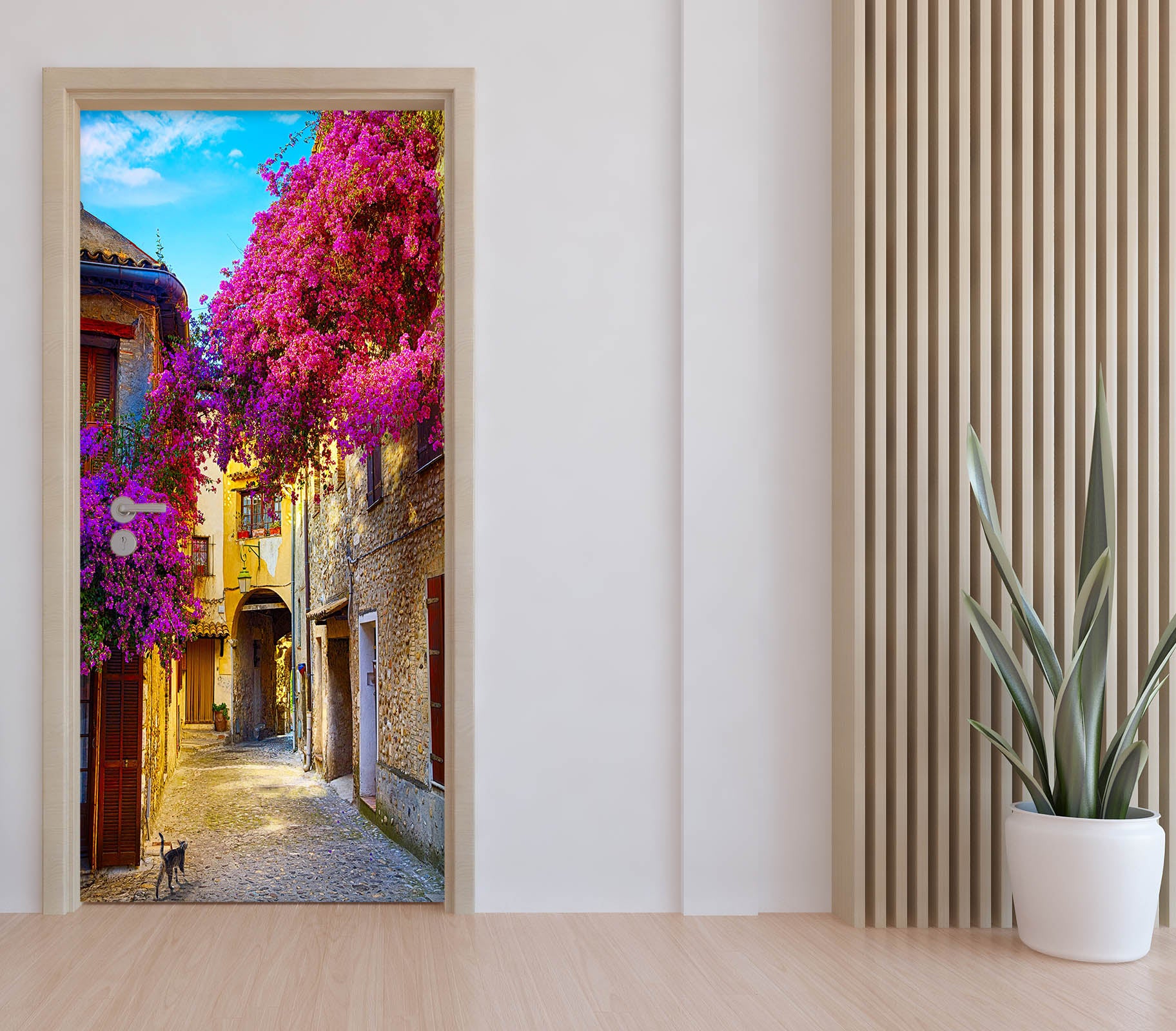 3D Houses 25064 Door Mural