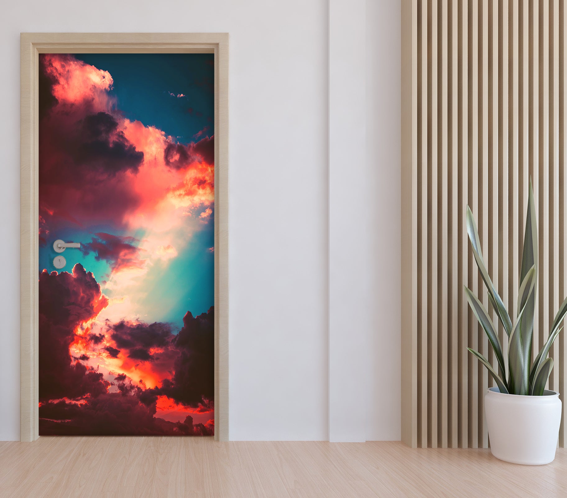 3D Clouds 22020 Door Mural