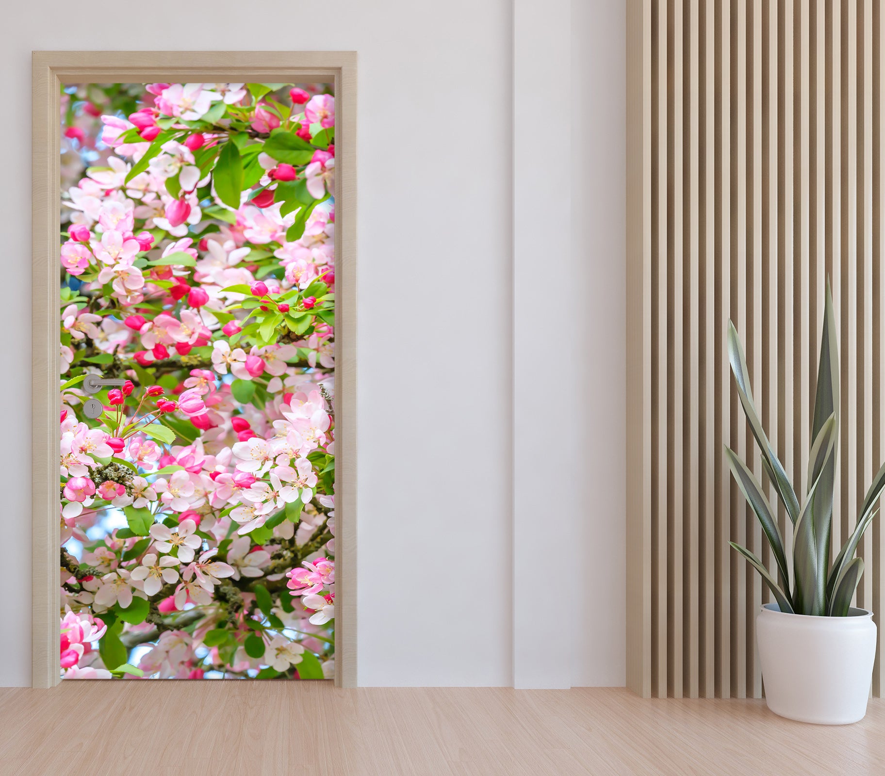 3D Peach Blossom 5148 Assaf Frank Door Mural
