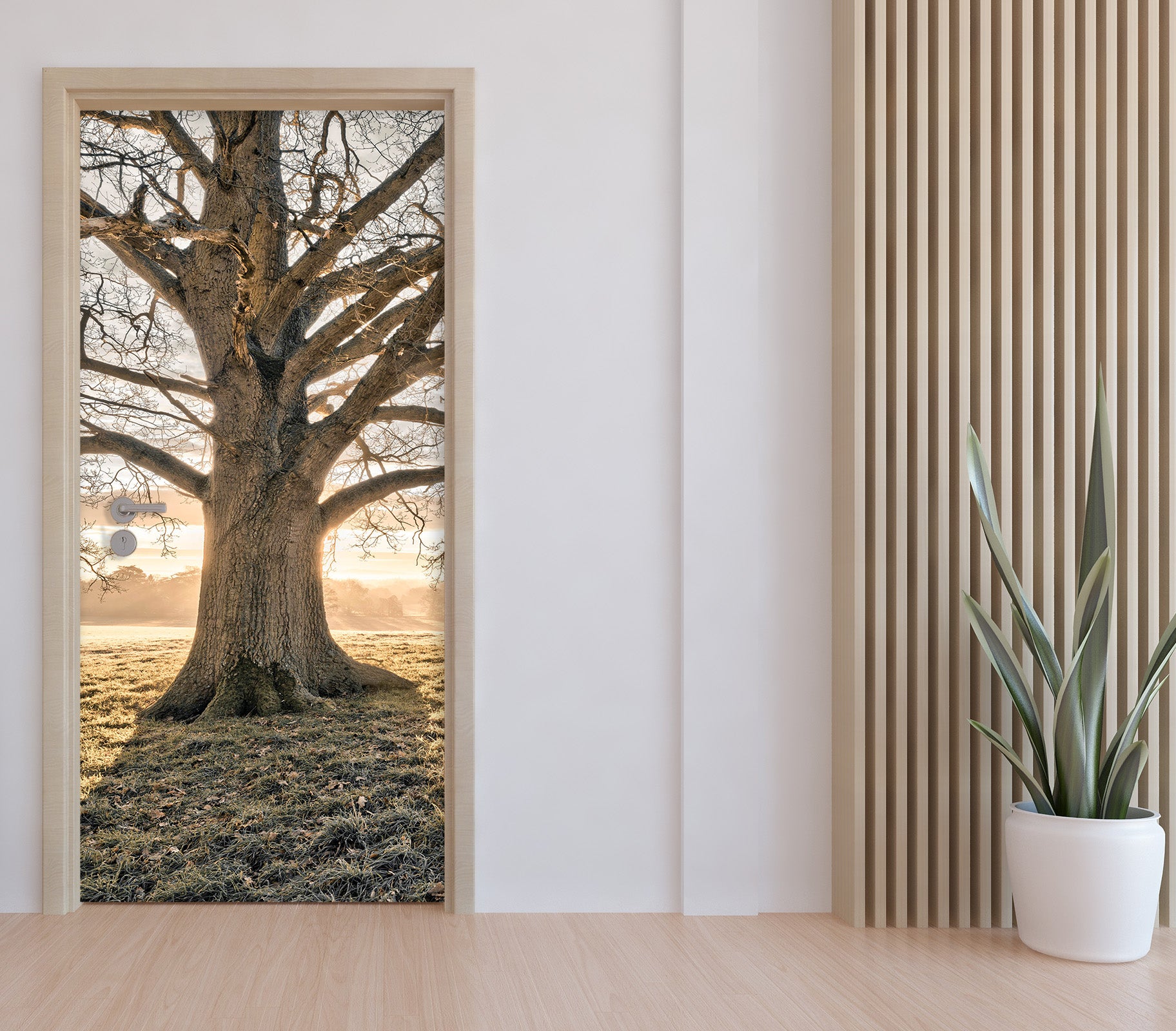 3D Big Tree 106187 Assaf Frank Door Mural