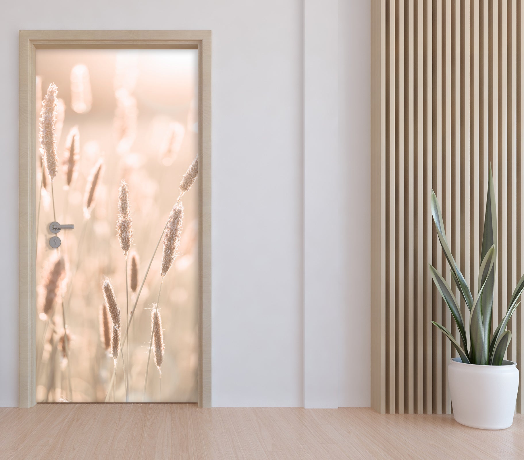 3D Autumn Grass 5077 Assaf Frank Door Mural