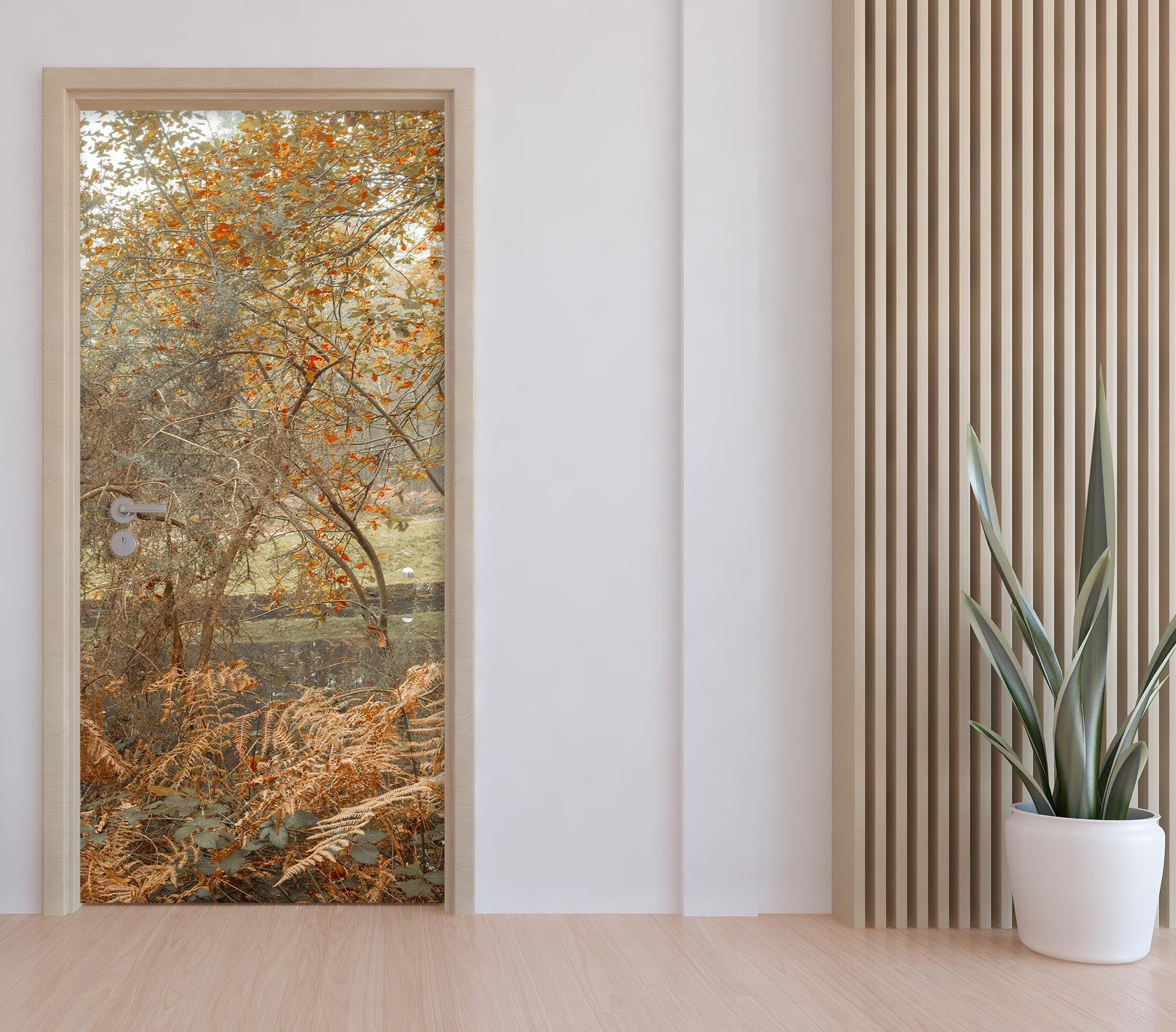 3D Autumn Trees 5106 Assaf Frank Door Mural