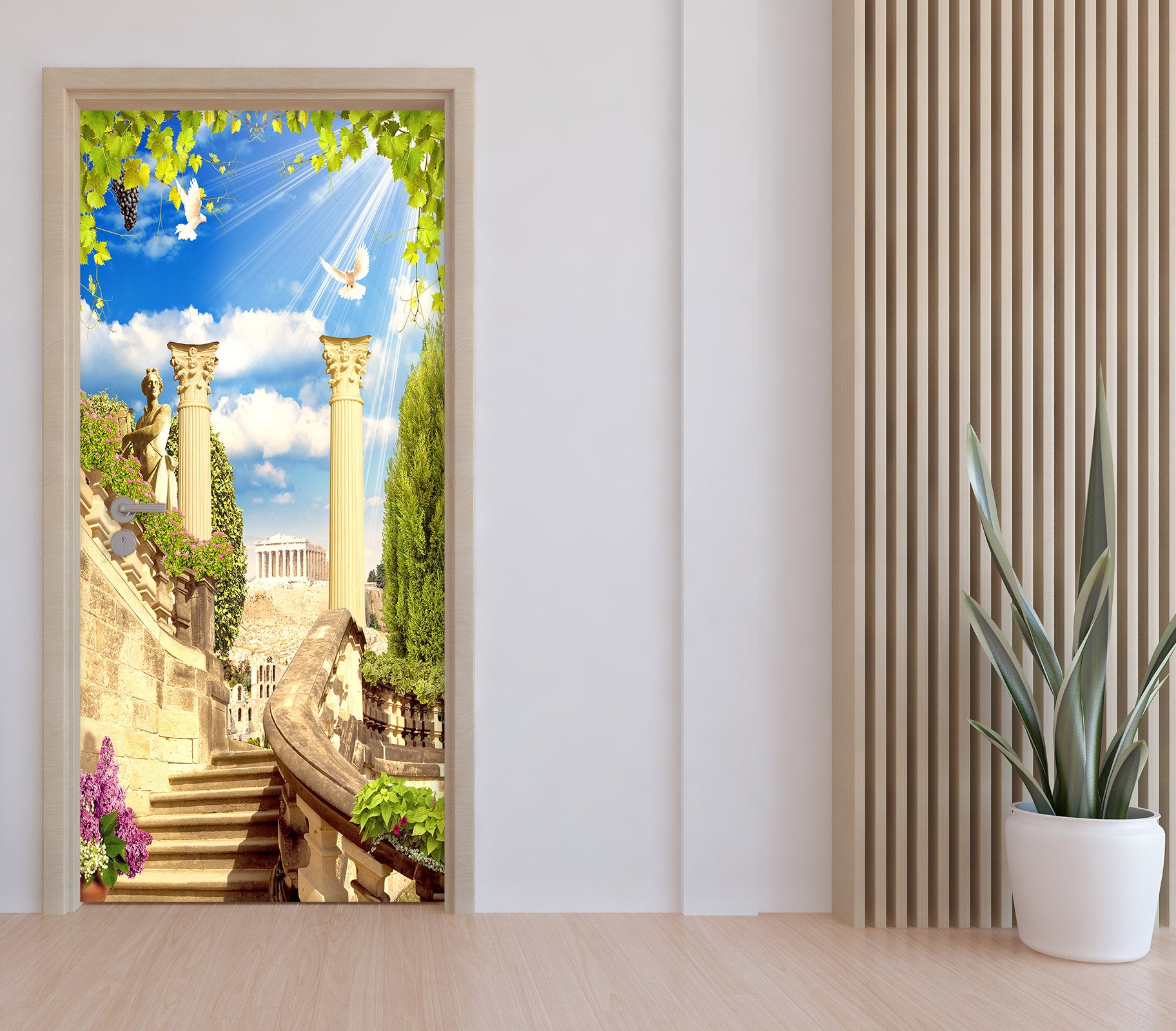 3D Stairs 22101 Door Mural