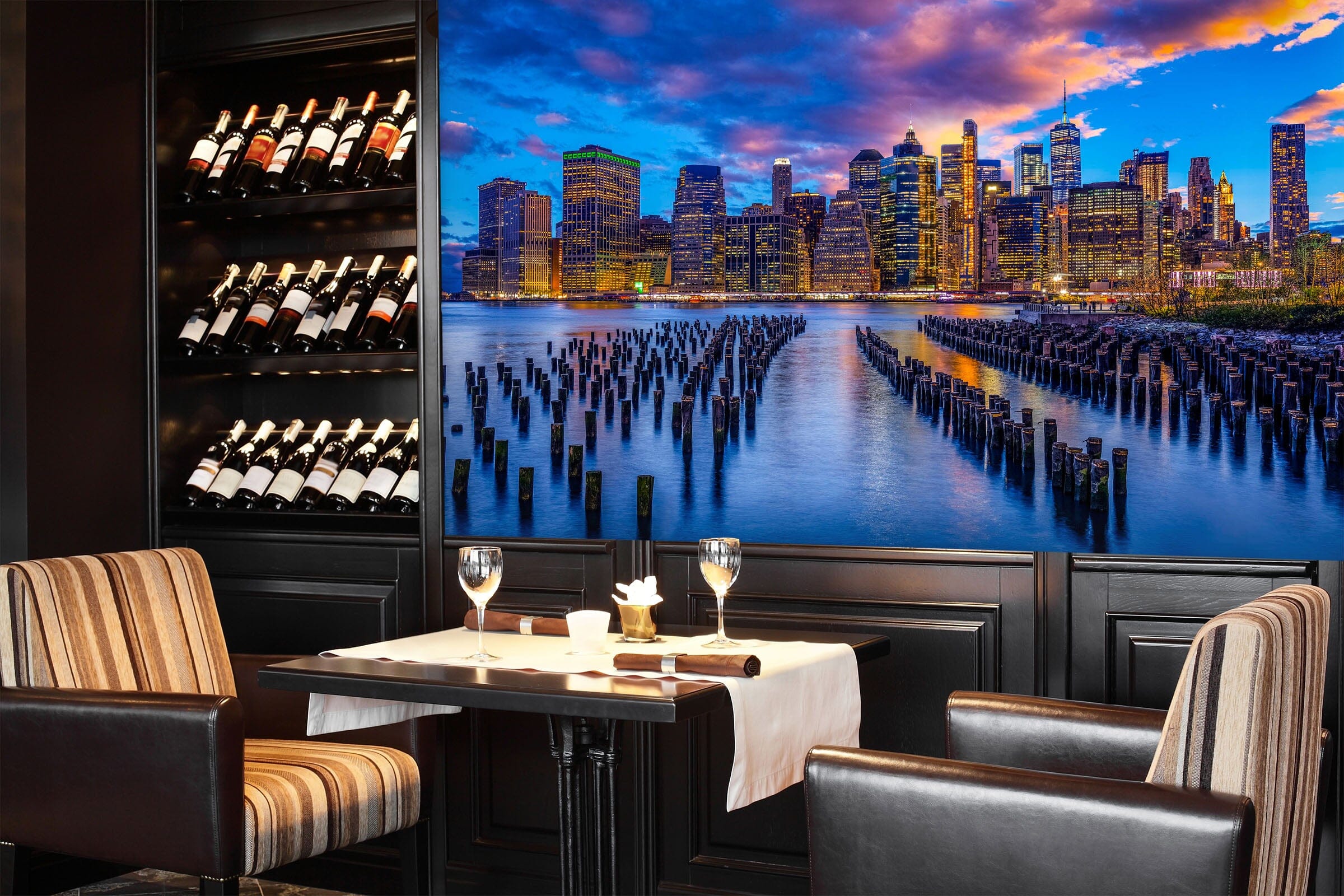 3D Night City 1414 Marco Carmassi Wall Mural Wall Murals Wallpaper AJ Wallpaper 2