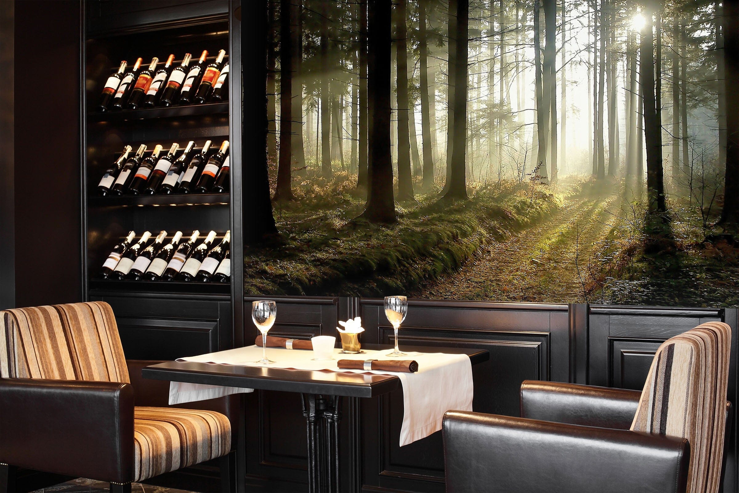 3D Sunny Forest 323 Wall Murals Wallpaper AJ Wallpaper 2