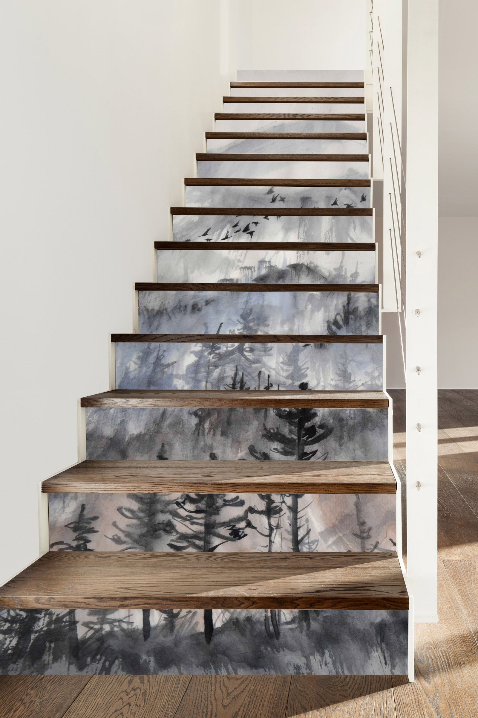 3D Art Painting 983 Stair Risers Wallpaper AJ Wallpaper