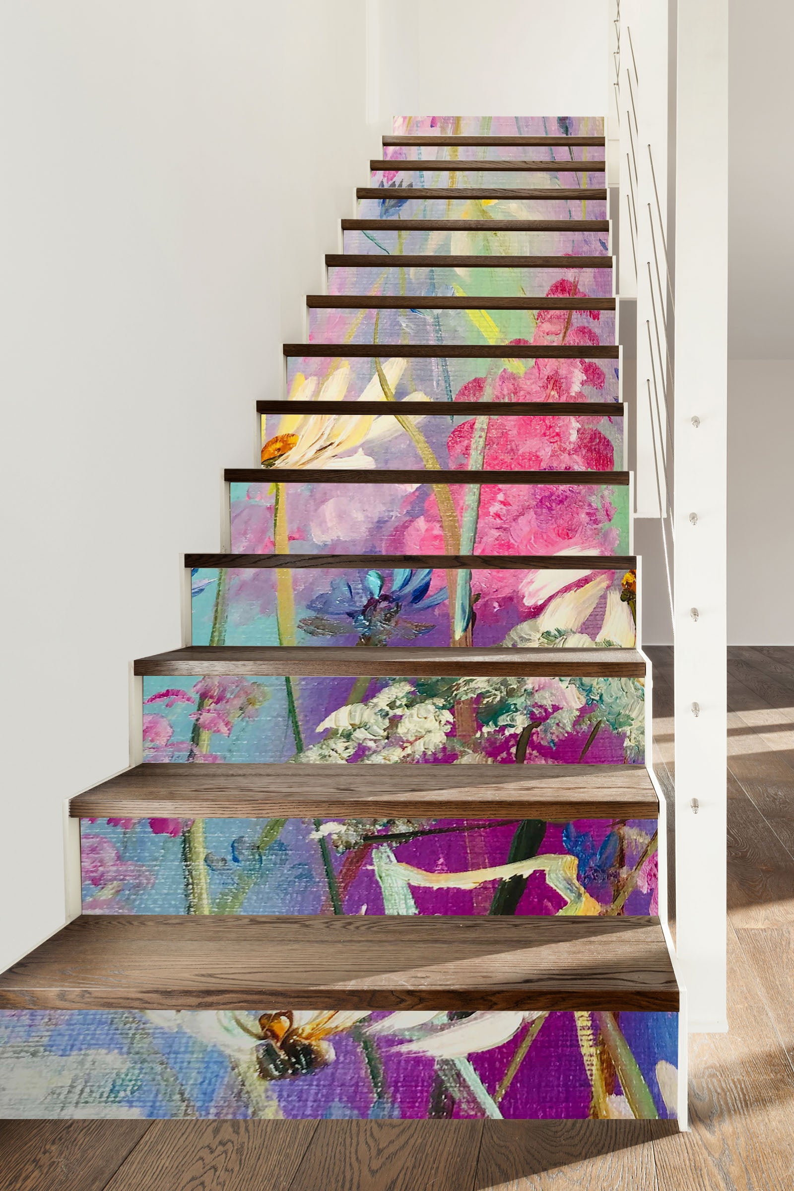 3D Flower Species 2162 Skromova Marina Stair Risers